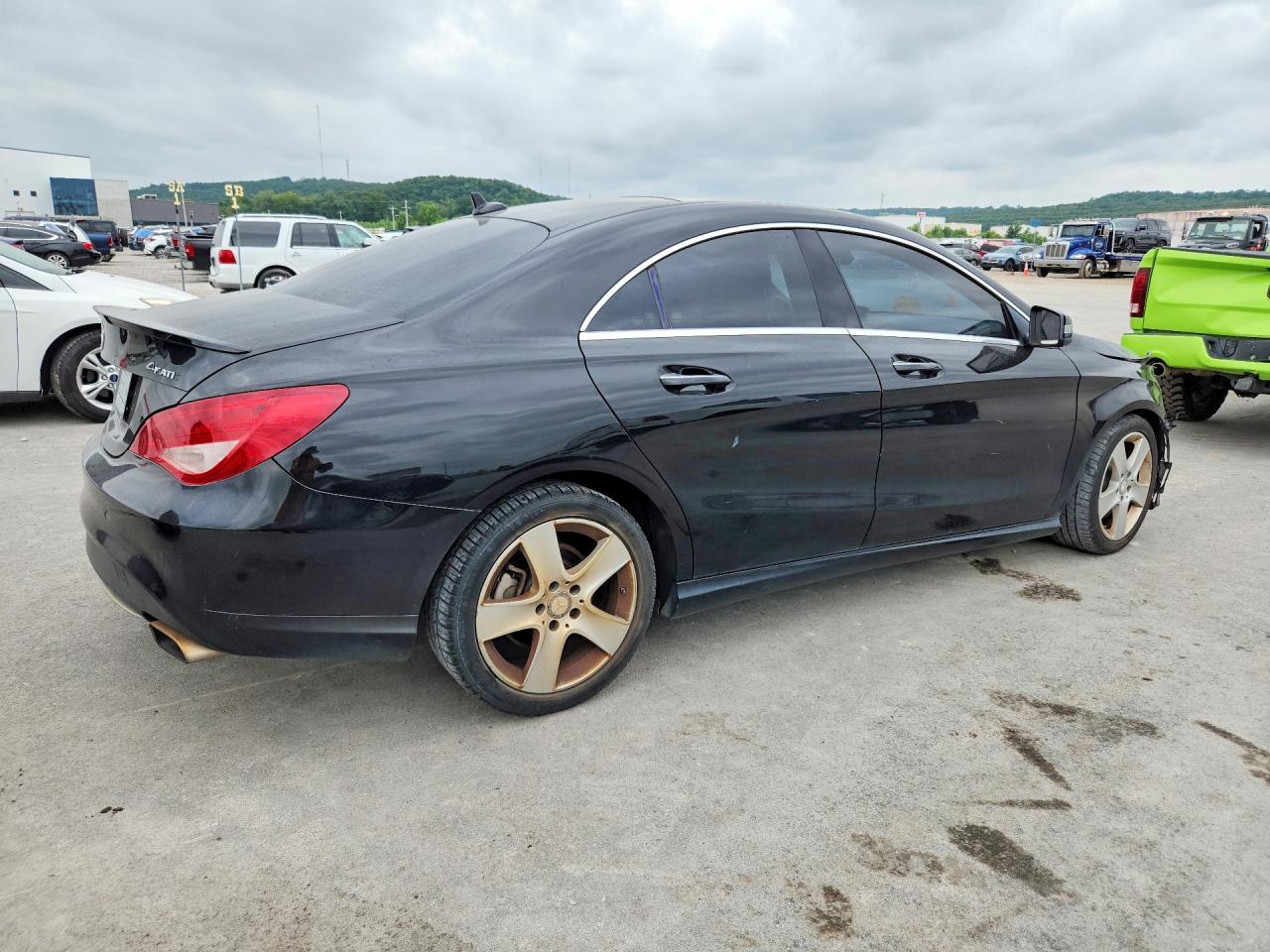 2015 Mercedes-benz Cla 250 4matic Black vin: WDDSJ4GBXFN174440