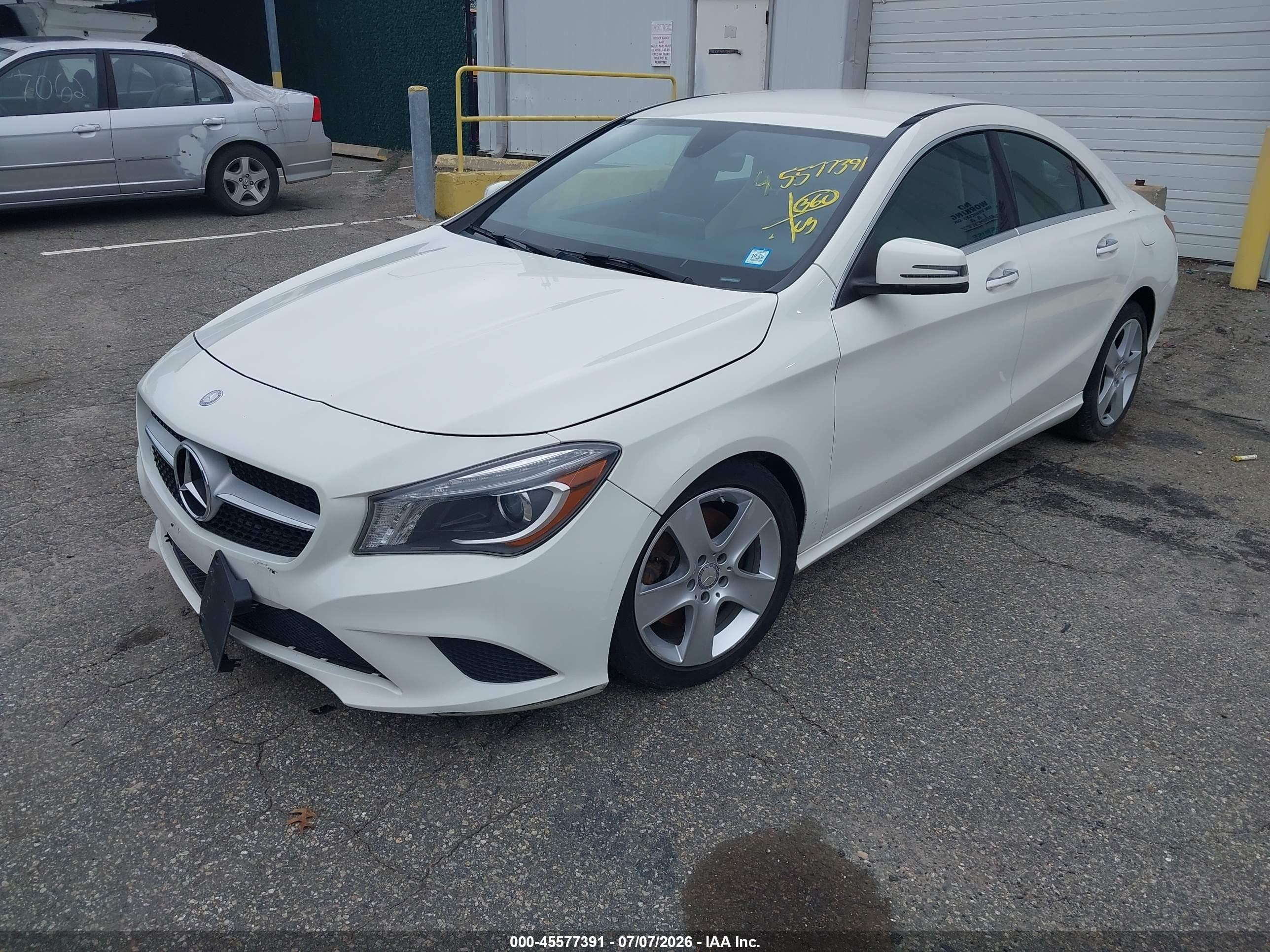 2015 Mercedes-benz Cla 250 4matic White vin: WDDSJ4GBXFN178312