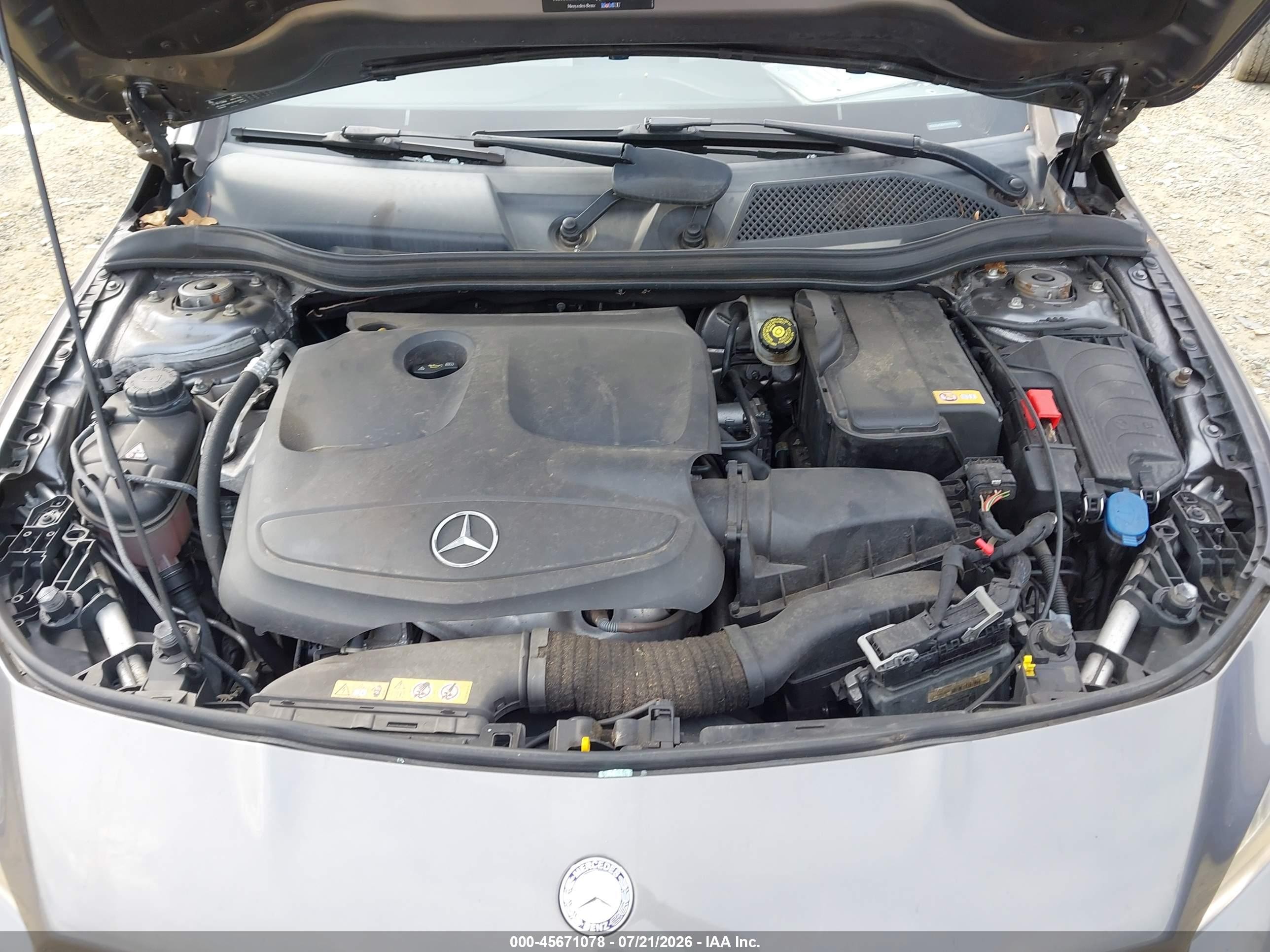 2015 Mercedes-benz Cla 250 4matic Gray vin: WDDSJ4GBXFN193585