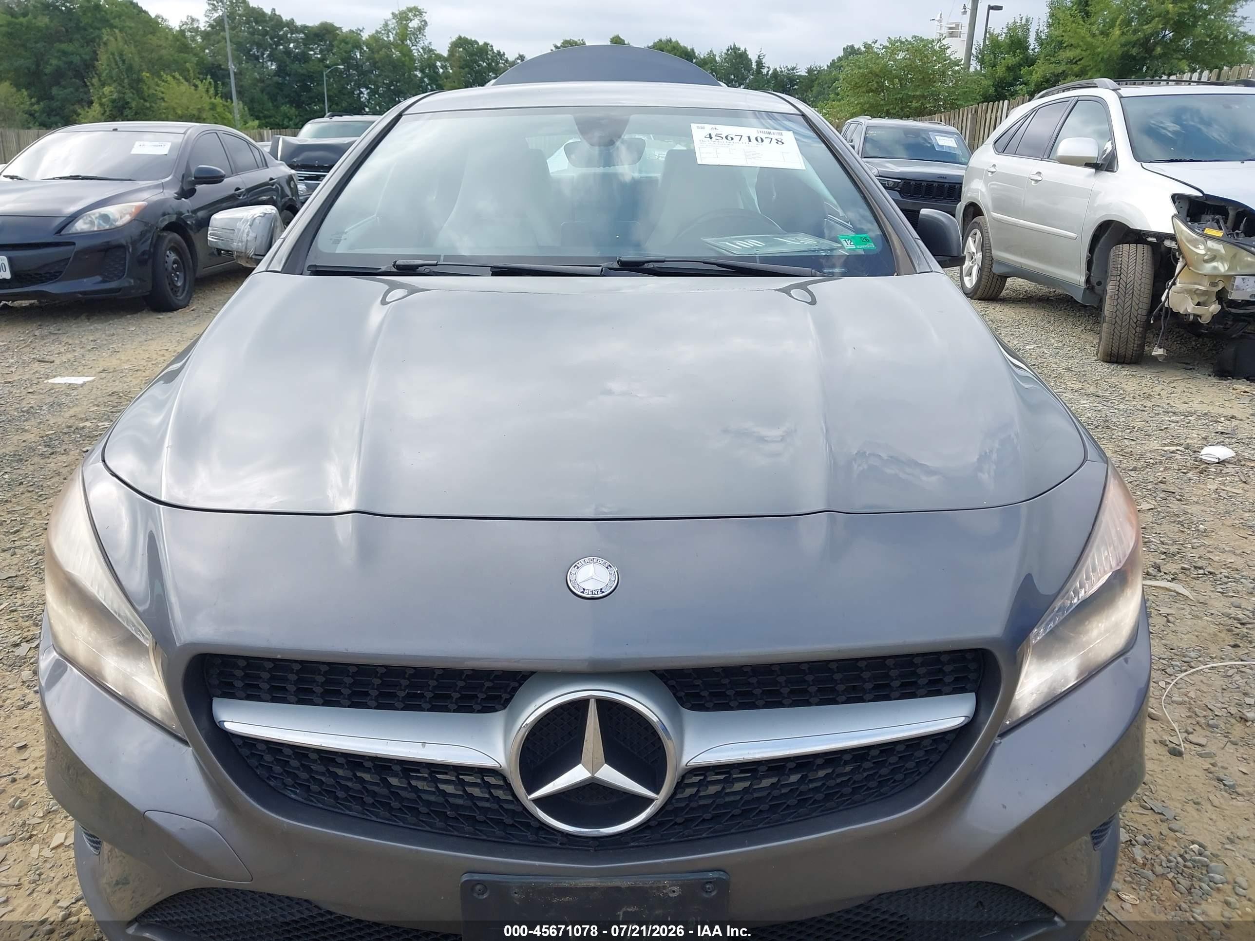 2015 Mercedes-benz Cla 250 4matic Gray vin: WDDSJ4GBXFN193585