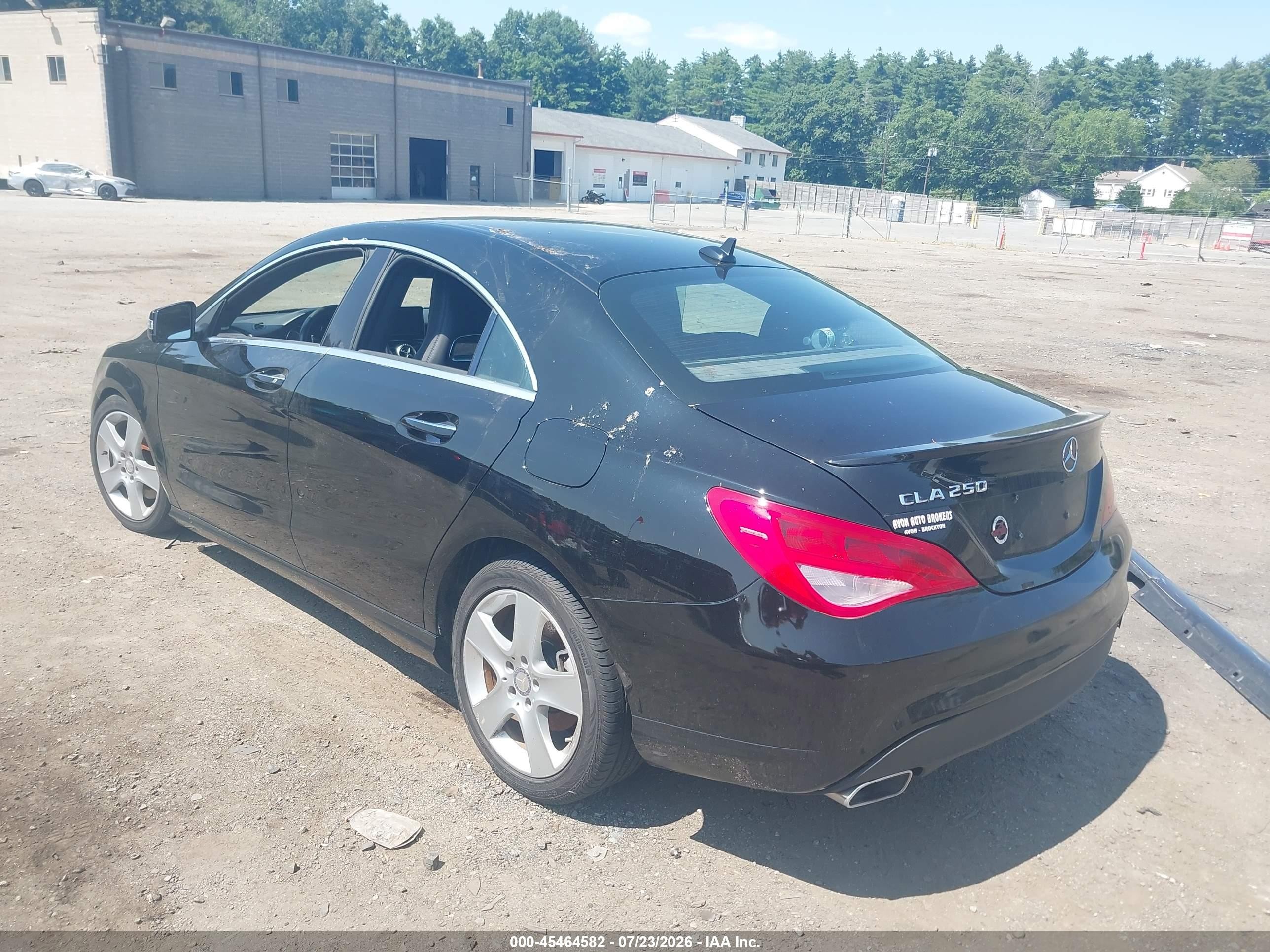 2015 Mercedes-benz Cla 250 4matic Black vin: WDDSJ4GBXFN200843