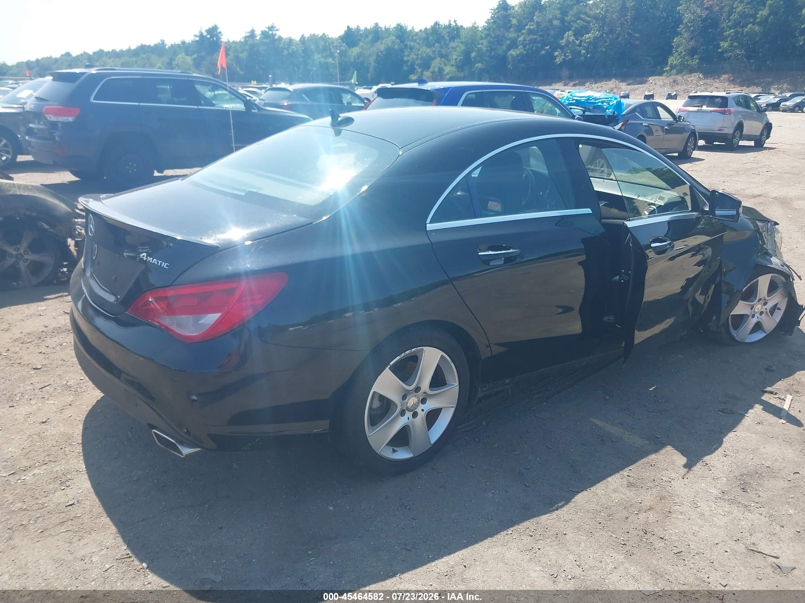 2015 Mercedes-benz Cla 250 4matic Black vin: WDDSJ4GBXFN200843