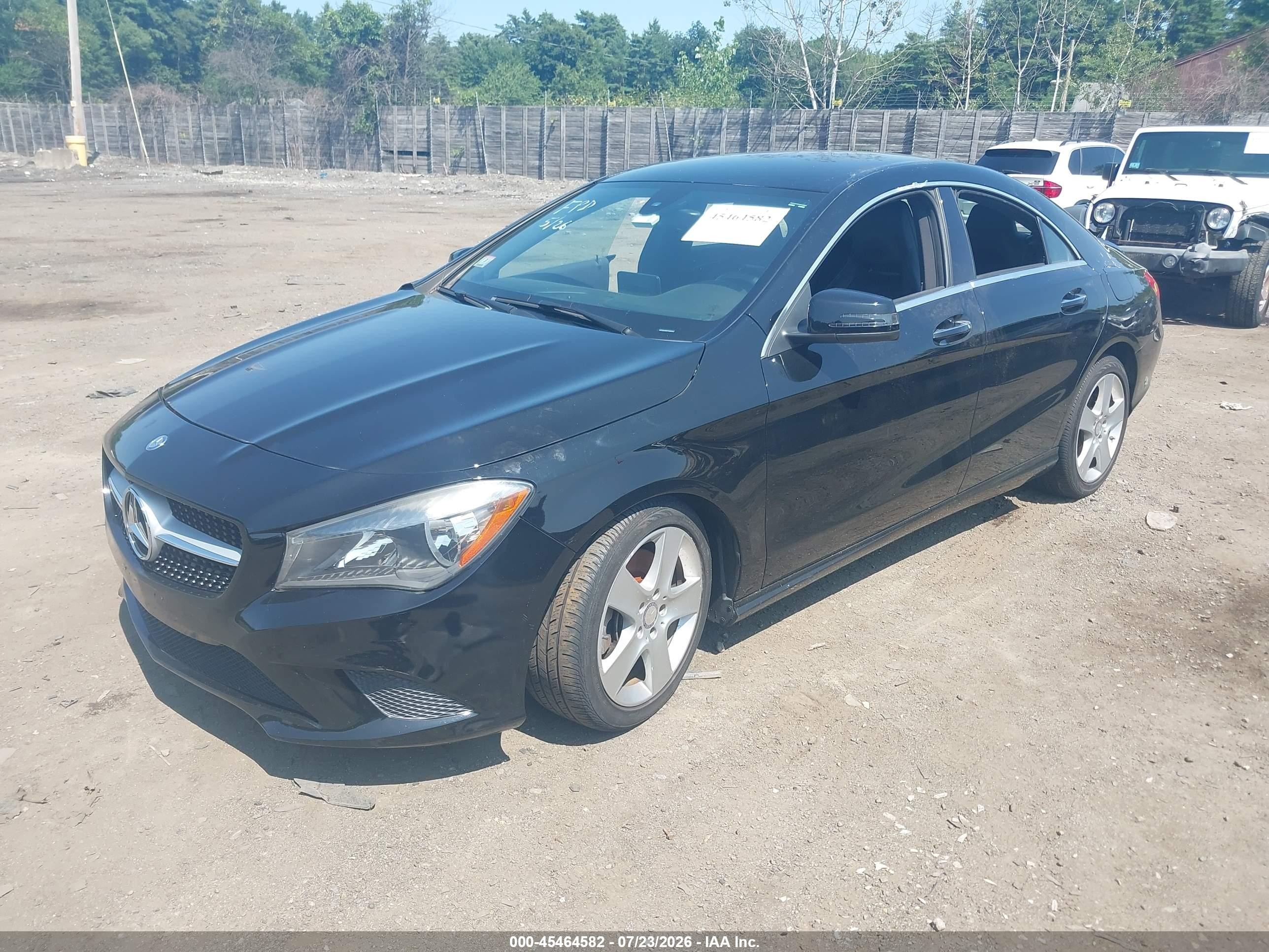 2015 Mercedes-benz Cla 250 4matic Black vin: WDDSJ4GBXFN200843