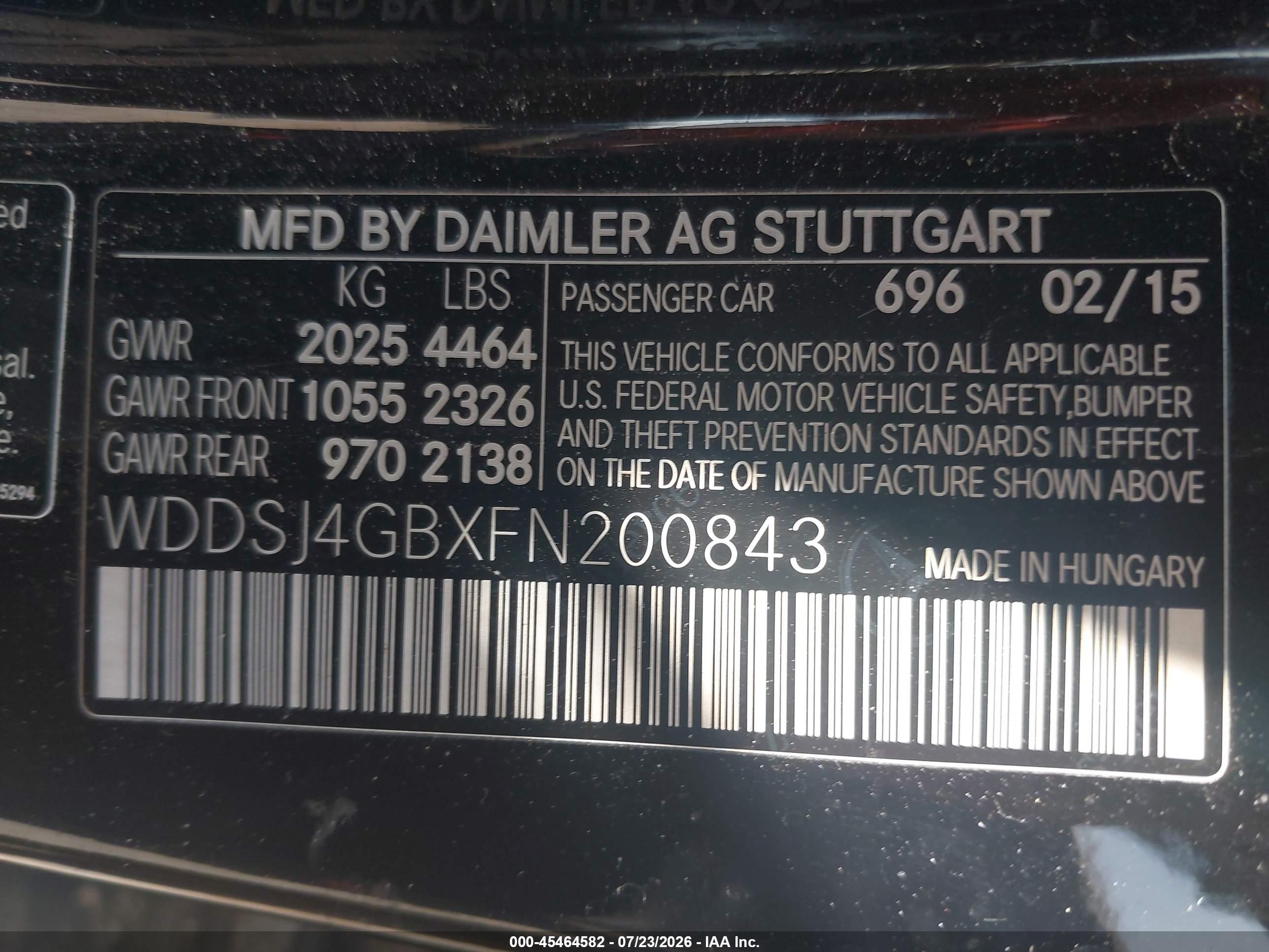 2015 Mercedes-benz Cla 250 4matic Black vin: WDDSJ4GBXFN200843