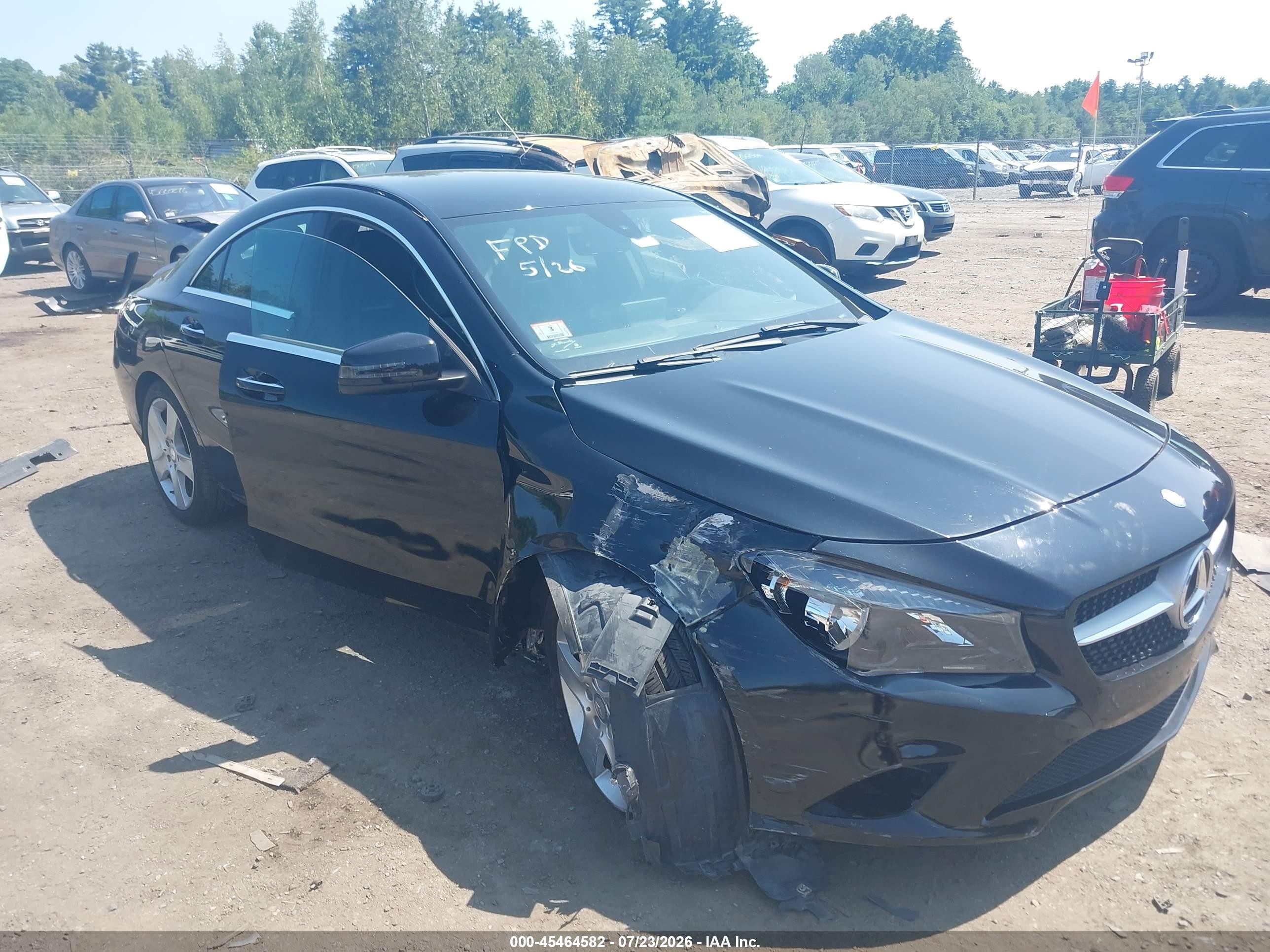 2015 Mercedes-benz Cla 250 4matic Black vin: WDDSJ4GBXFN200843