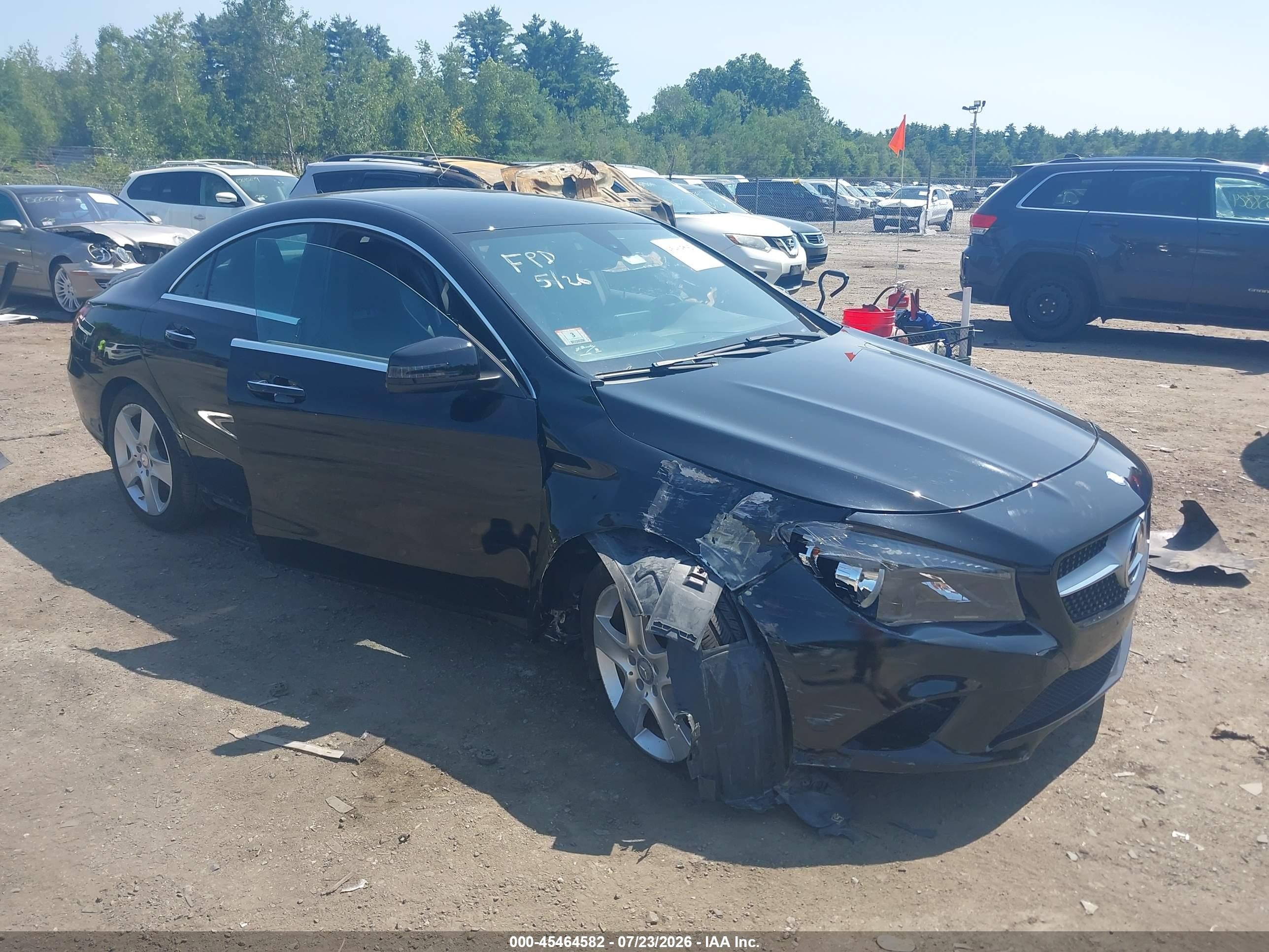 2015 Mercedes-benz Cla 250 4matic Black vin: WDDSJ4GBXFN200843