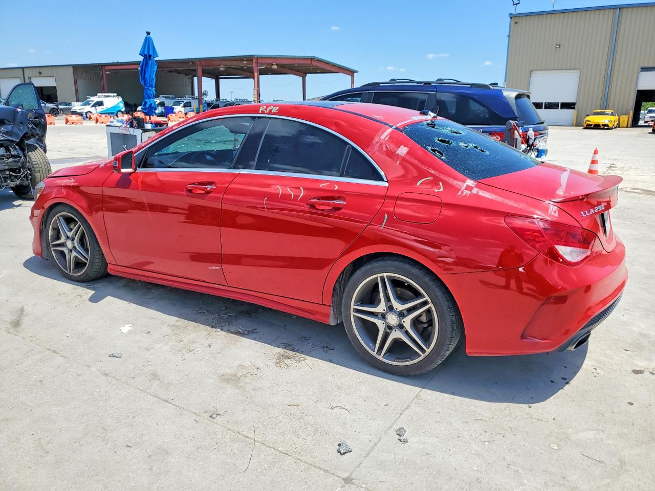 2015 Mercedes-benz Cla 250 4matic Красный vin: WDDSJ4GBXFN269354