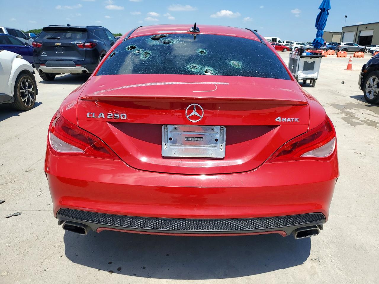 2015 Mercedes-benz Cla 250 4matic Красный vin: WDDSJ4GBXFN269354