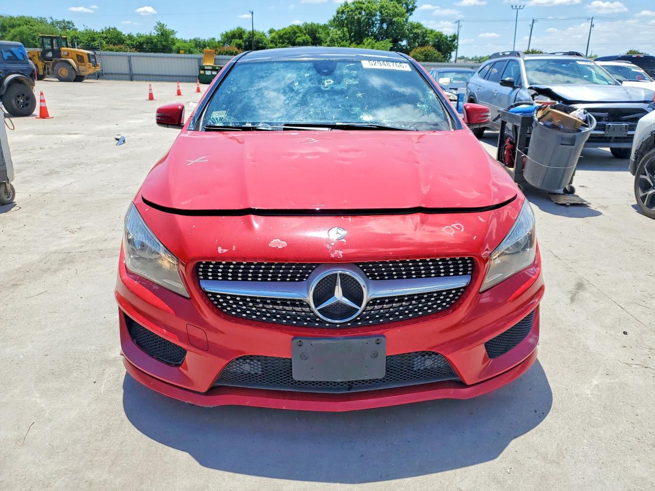 2015 Mercedes-benz Cla 250 4matic Красный vin: WDDSJ4GBXFN269354