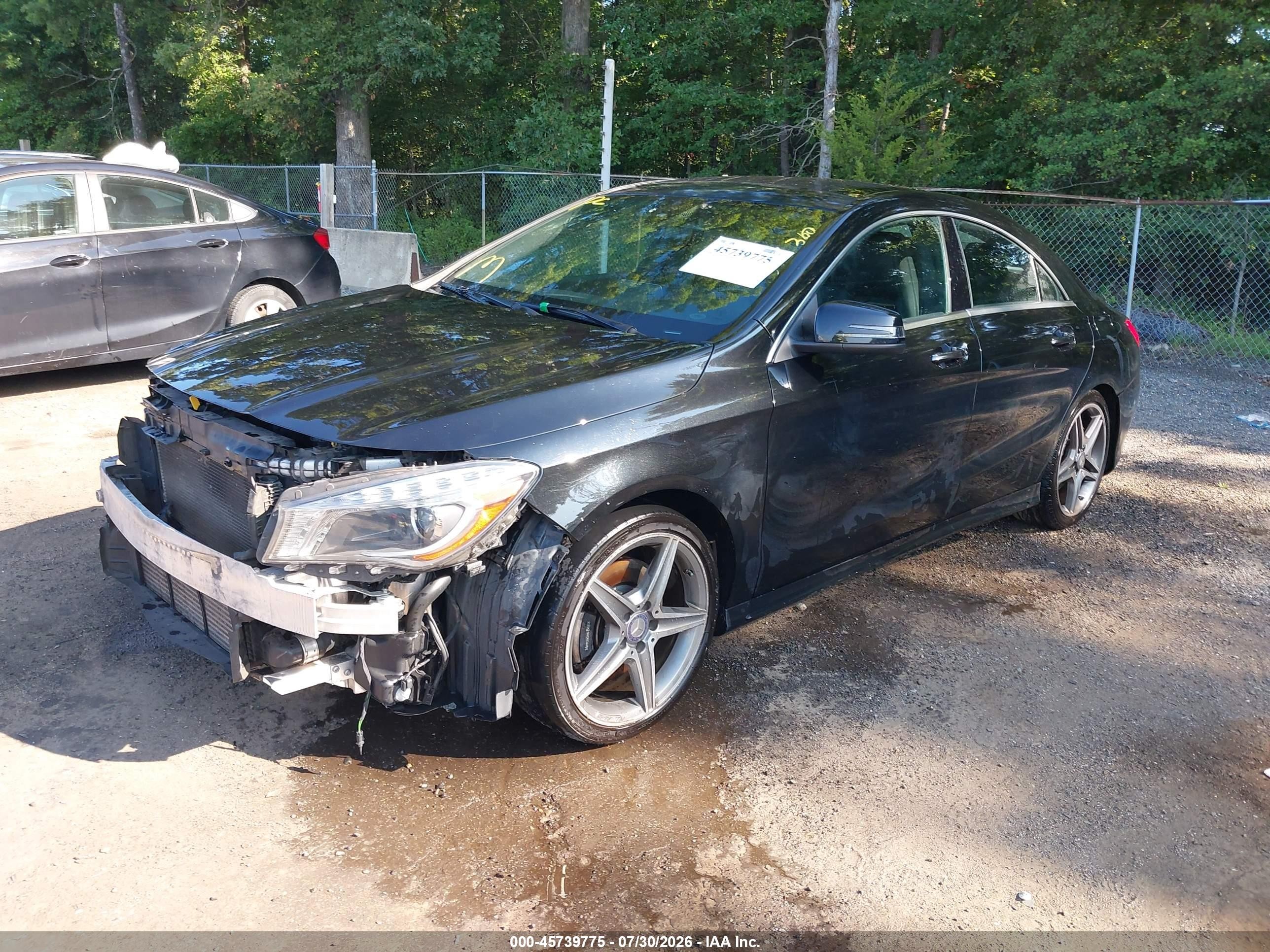 2015 Mercedes-benz Cla 250 4matic Black vin: WDDSJ4GBXFN272786