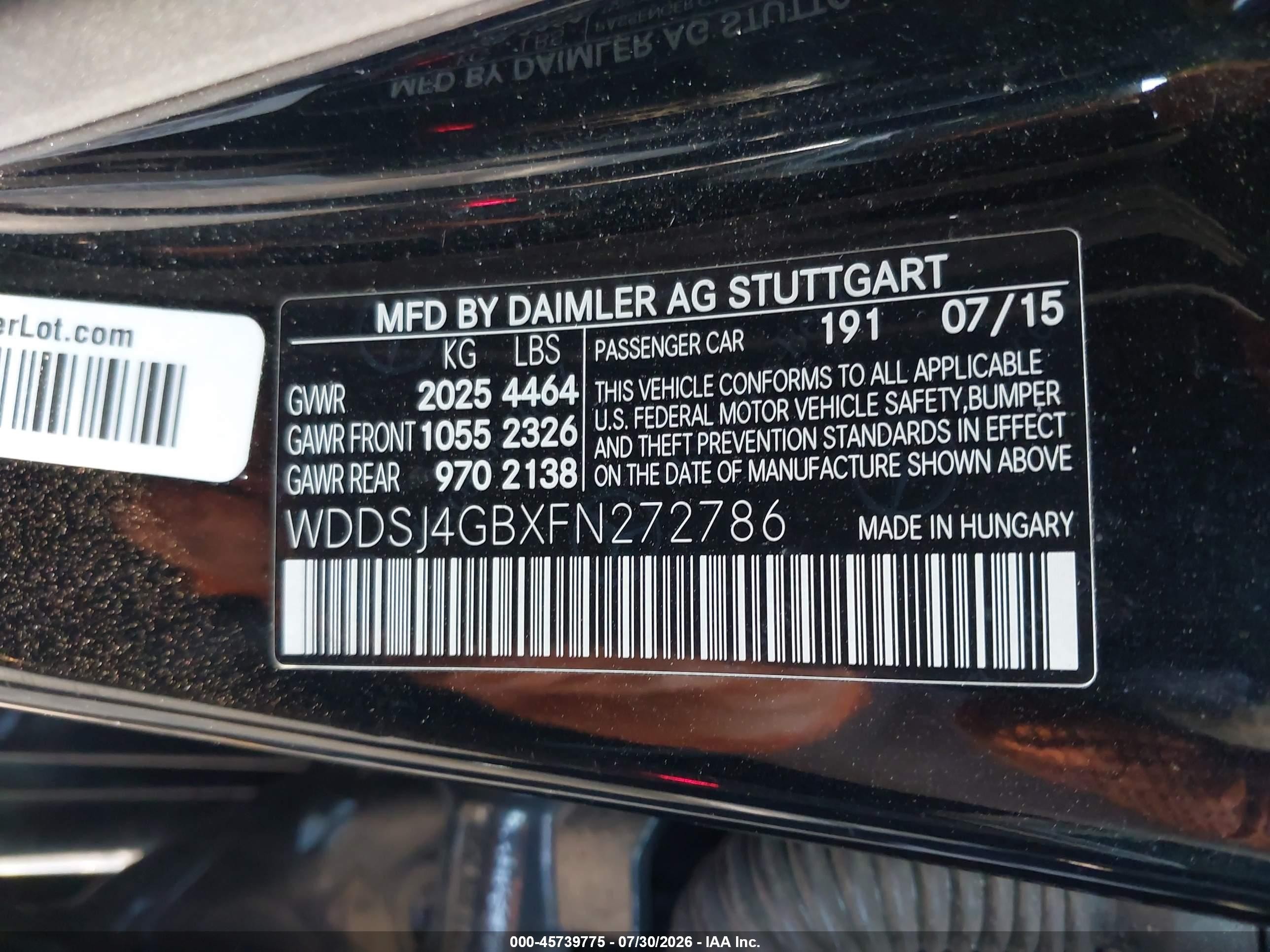 2015 Mercedes-benz Cla 250 4matic Black vin: WDDSJ4GBXFN272786