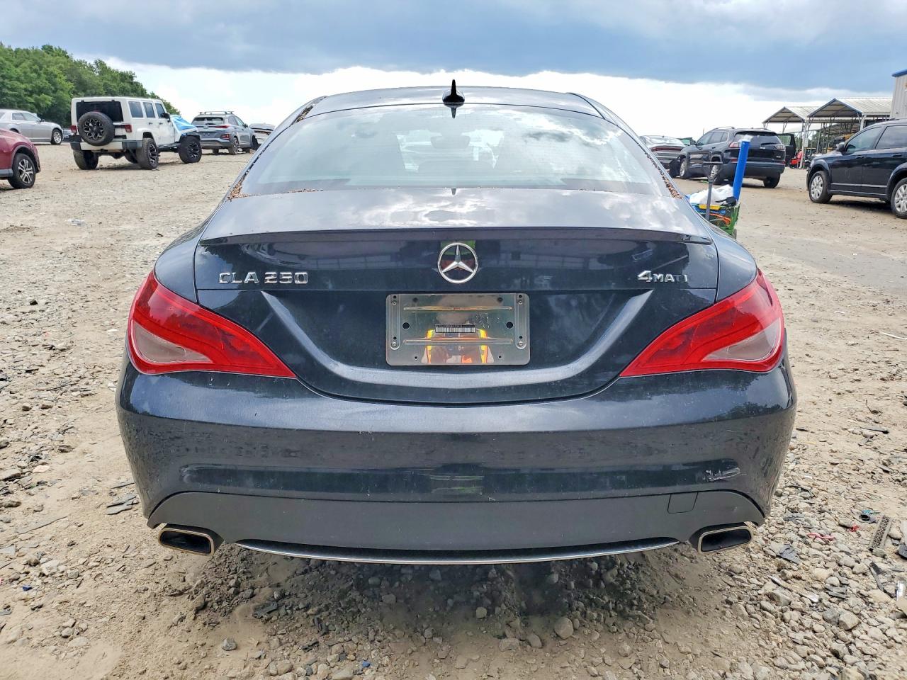 2016 Mercedes-benz Cla 250 4matic Черный vin: WDDSJ4GBXGN293591