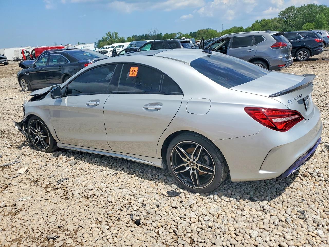 2018 Mercedes-benz Cla 250 4matic Серебряный vin: WDDSJ4GBXJN539546
