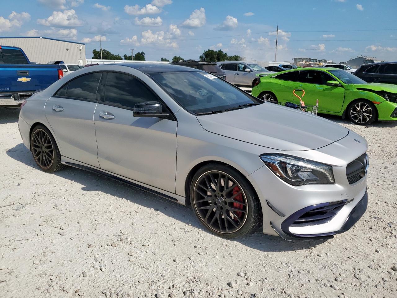 2018 Mercedes-benz Cla 45 Amg Silver vin: WDDSJ5CB0JN604867