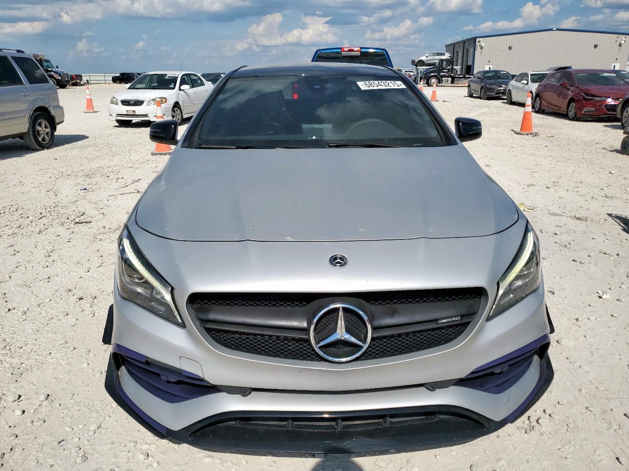2018 Mercedes-benz Cla 45 Amg Silver vin: WDDSJ5CB0JN604867