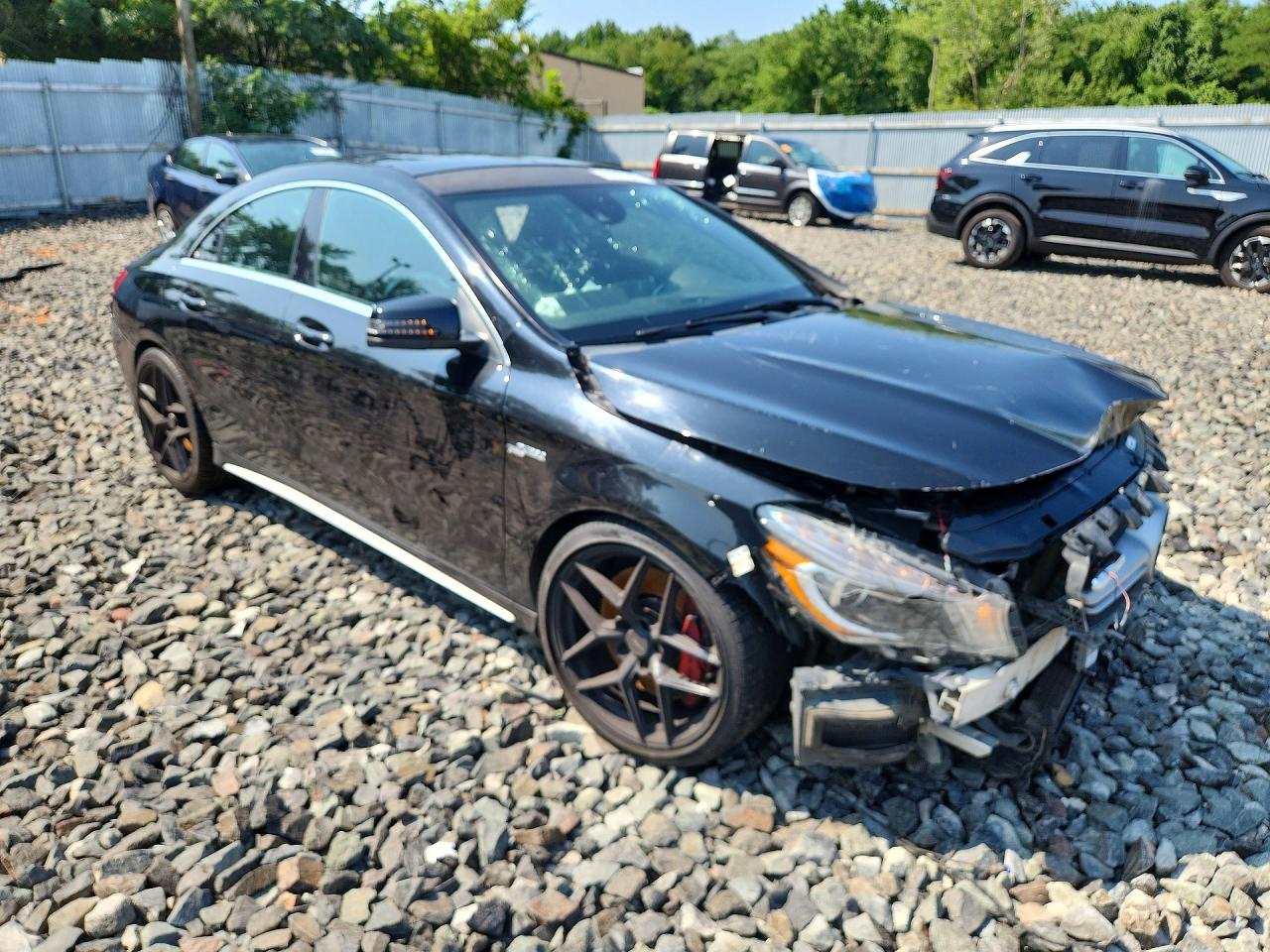 2014 Mercedes-benz Cla 45 Amg Black vin: WDDSJ5CB1EN082854