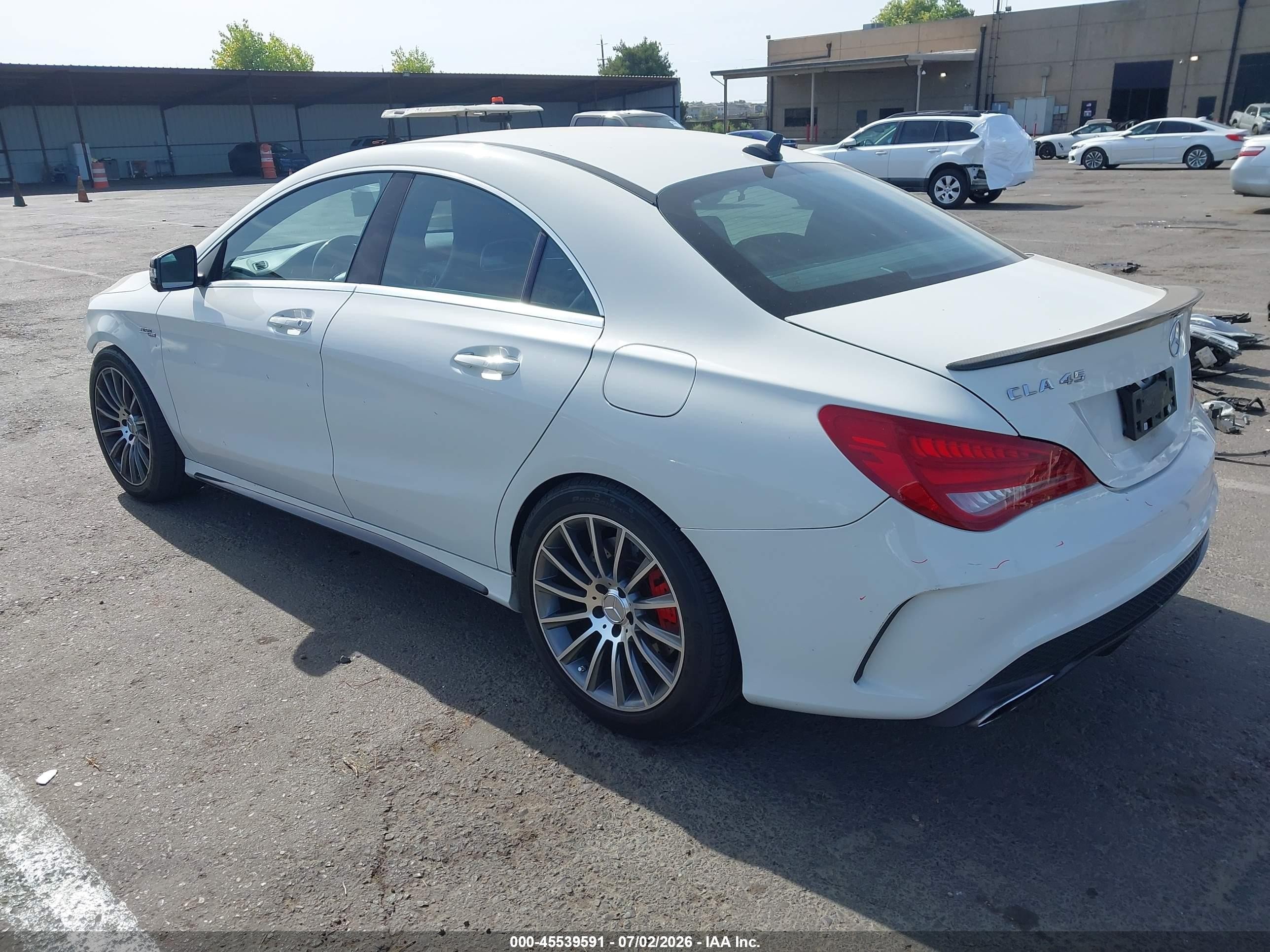 2015 Mercedes-benz Cla 45 Amg 4matic White vin: WDDSJ5CB1FN196046