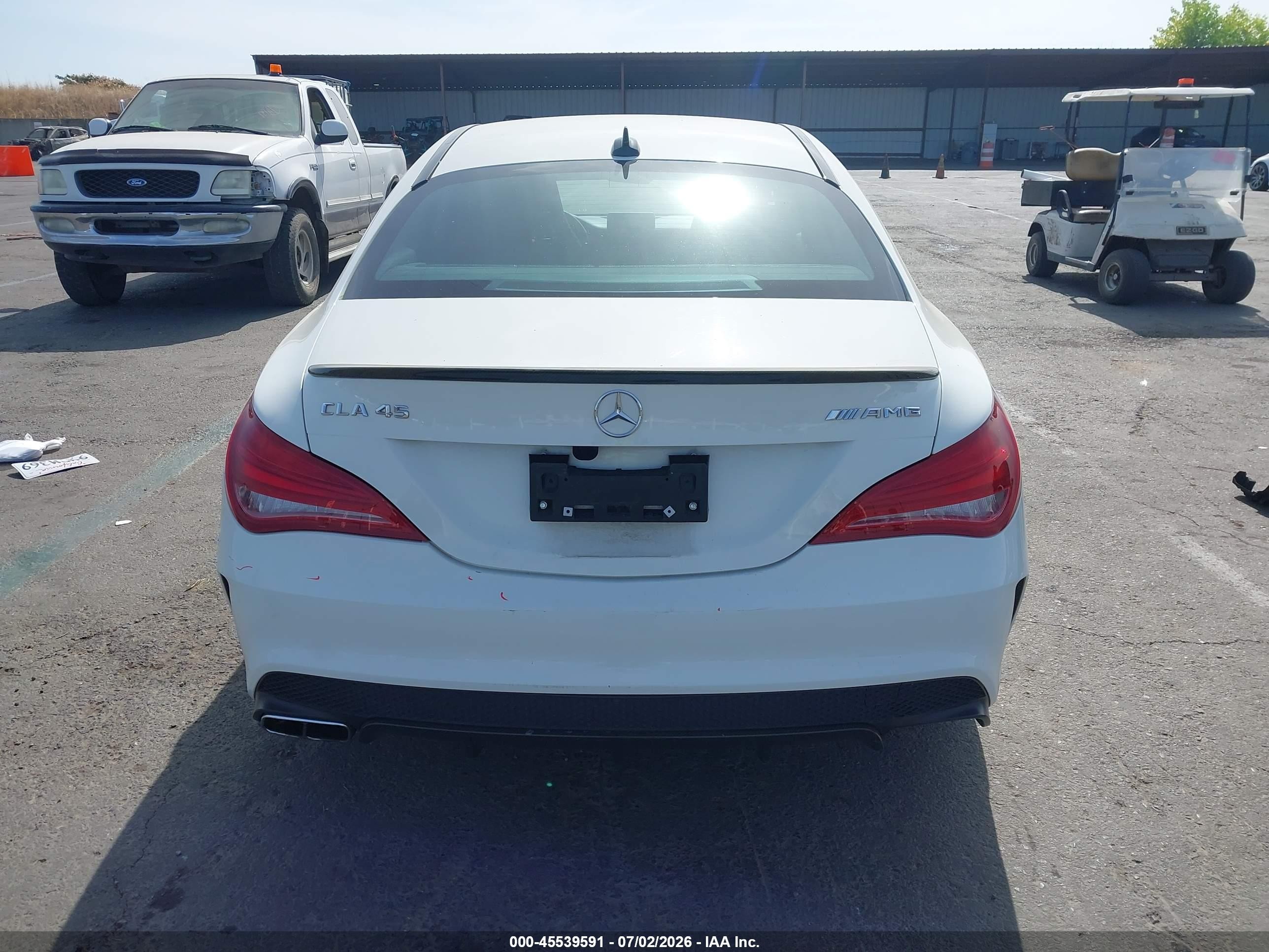 2015 Mercedes-benz Cla 45 Amg 4matic White vin: WDDSJ5CB1FN196046