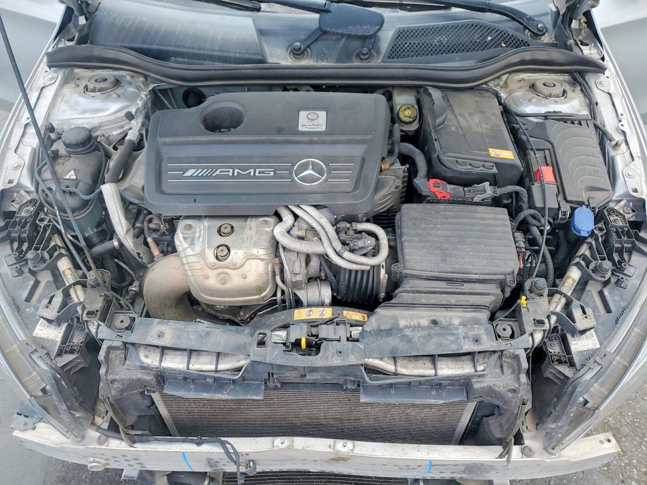2014 Mercedes-benz Cla 45 Amg Silver vin: WDDSJ5CB2EN111682