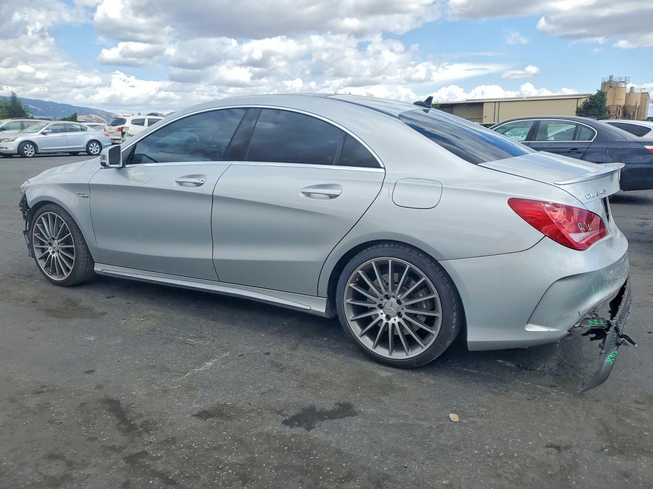 2014 Mercedes-benz Cla 45 Amg Silver vin: WDDSJ5CB2EN111682