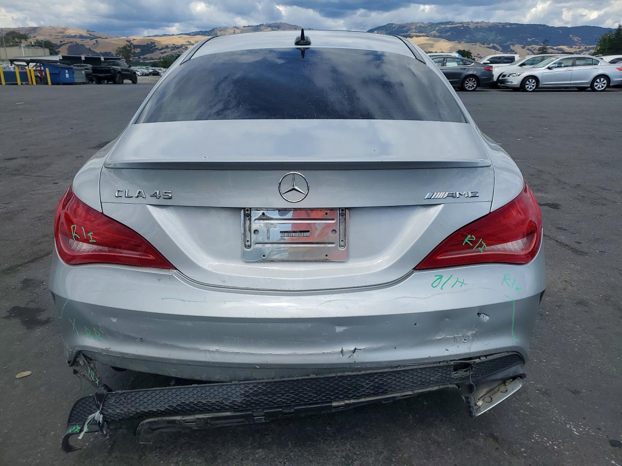2014 Mercedes-benz Cla 45 Amg Silver vin: WDDSJ5CB2EN111682