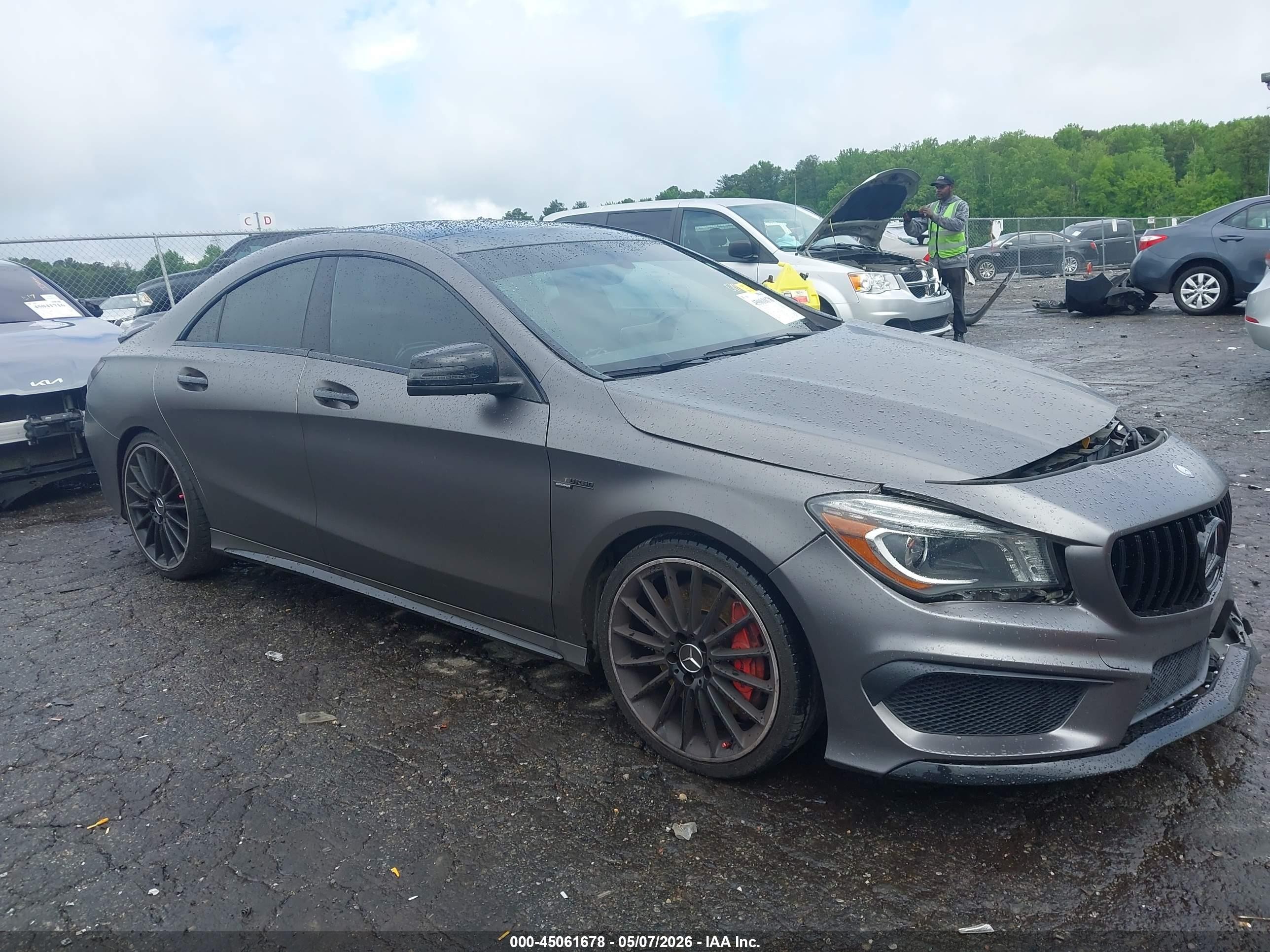 2015 Mercedes-benz Cla 45 Amg 4matic Gray vin: WDDSJ5CB2FN180972