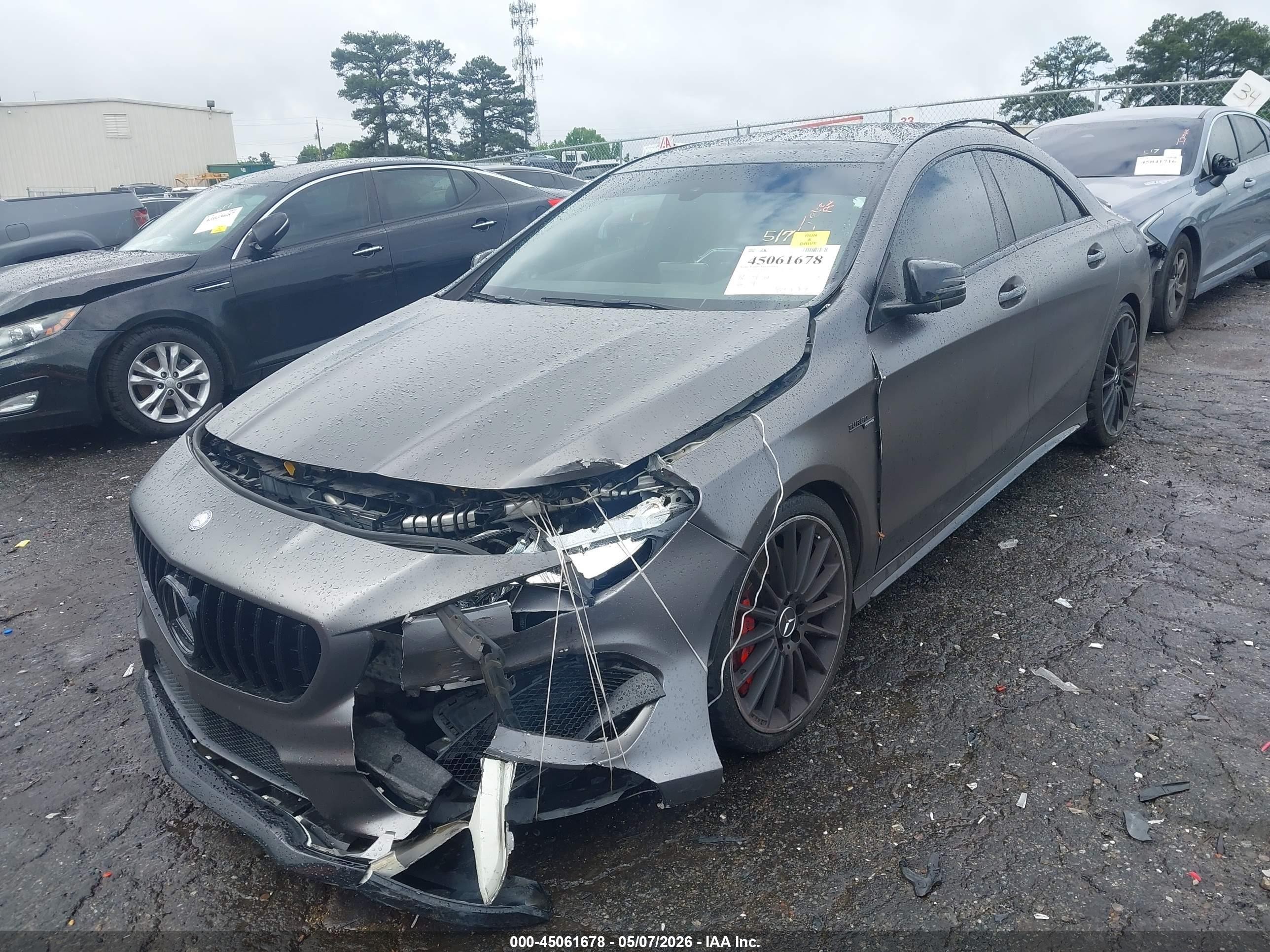 2015 Mercedes-benz Cla 45 Amg 4matic Gray vin: WDDSJ5CB2FN180972