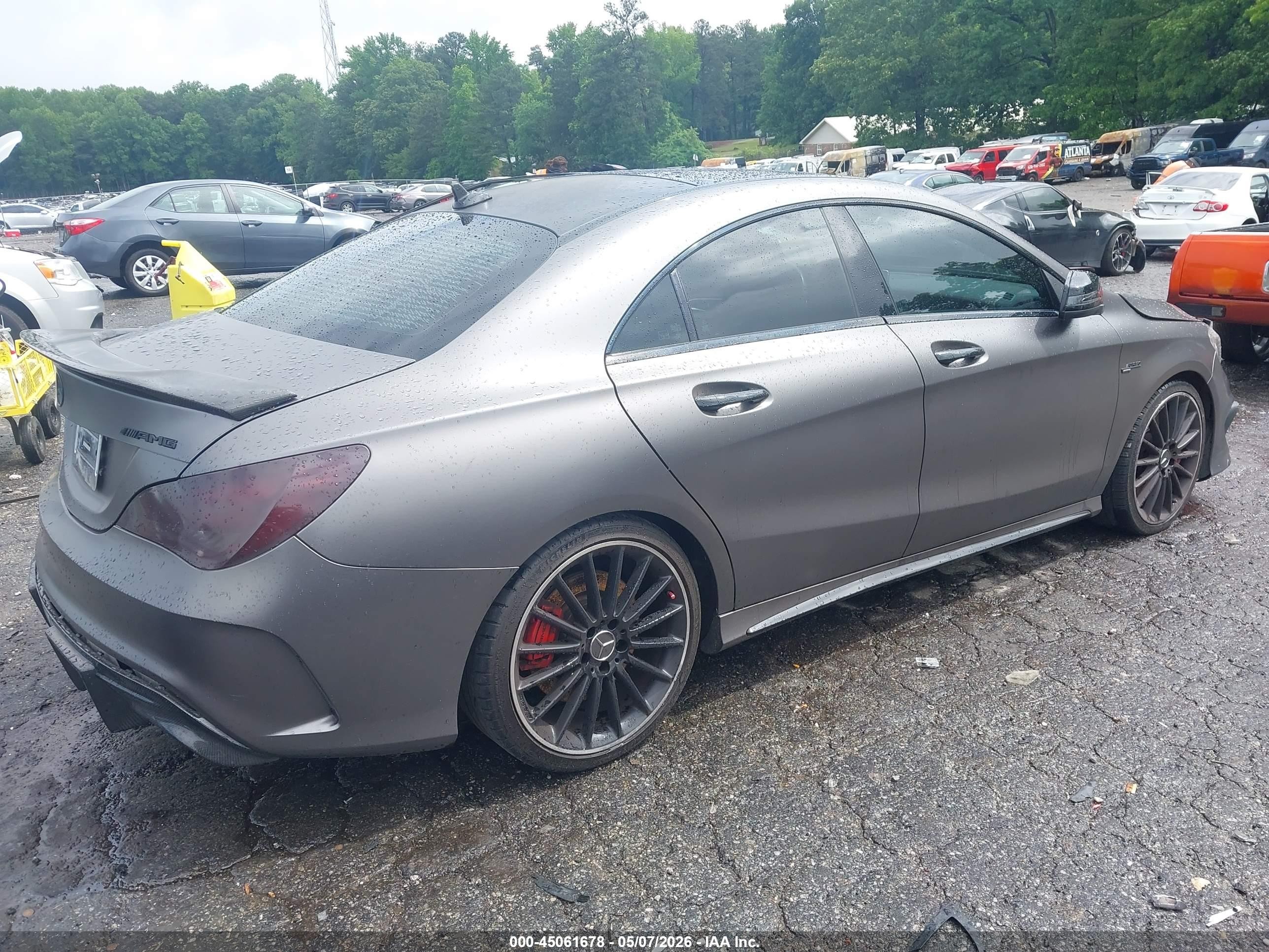 2015 Mercedes-benz Cla 45 Amg 4matic Gray vin: WDDSJ5CB2FN180972