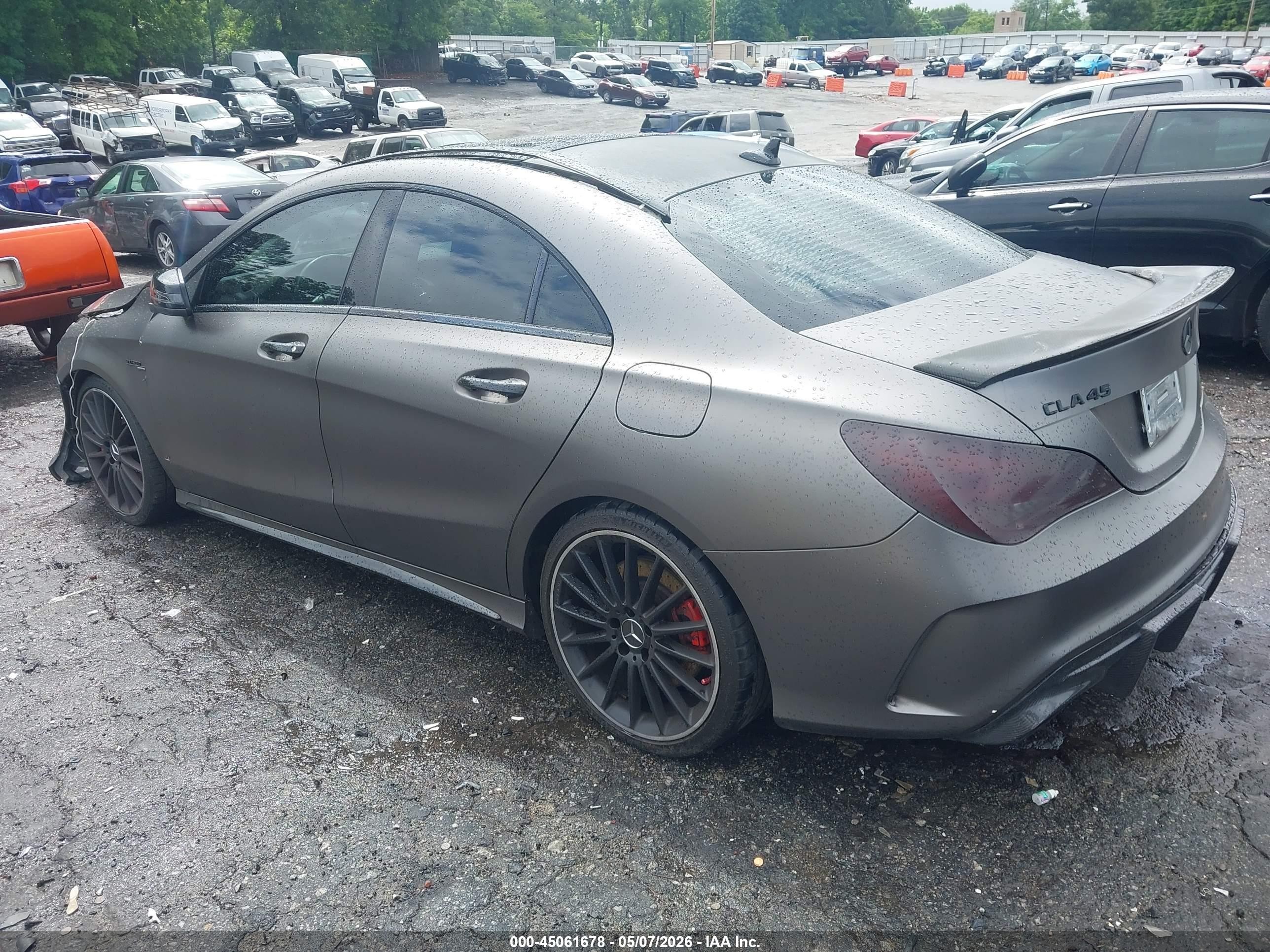 2015 Mercedes-benz Cla 45 Amg 4matic Gray vin: WDDSJ5CB2FN180972