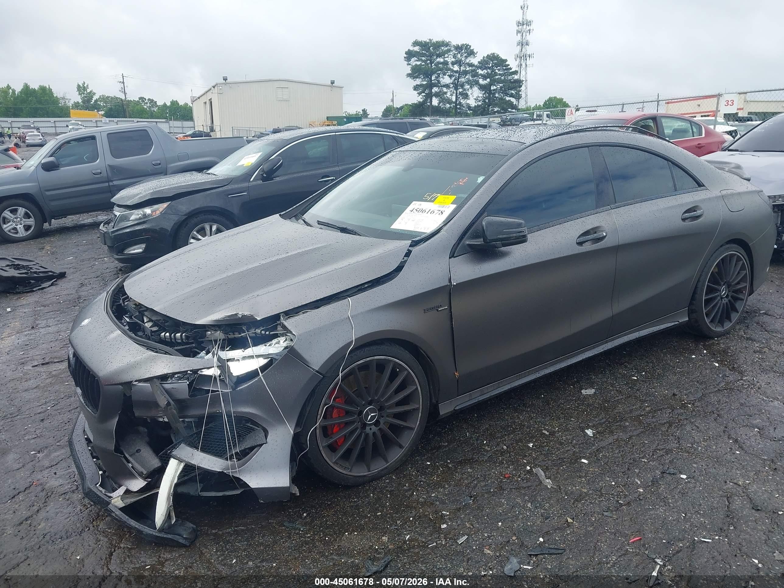 2015 Mercedes-benz Cla 45 Amg 4matic Gray vin: WDDSJ5CB2FN180972