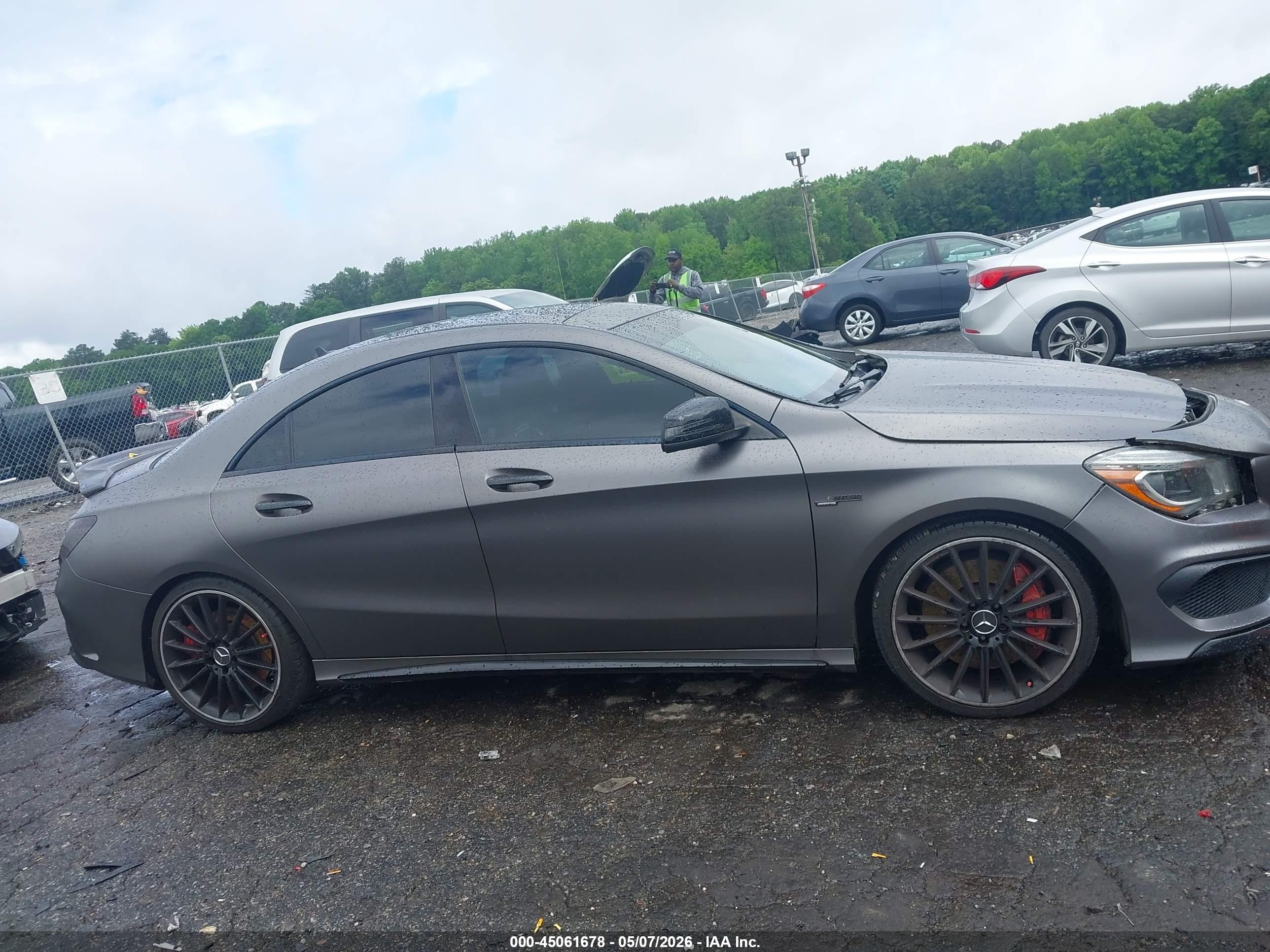 2015 Mercedes-benz Cla 45 Amg 4matic Gray vin: WDDSJ5CB2FN180972