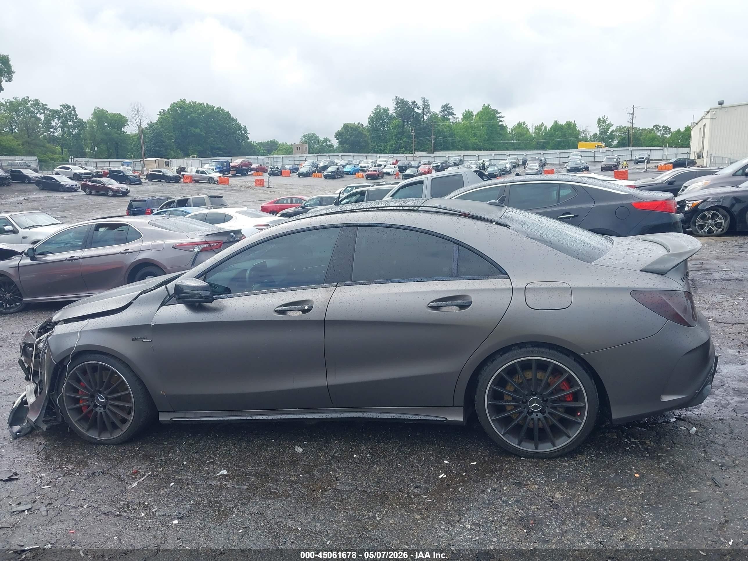 2015 Mercedes-benz Cla 45 Amg 4matic Gray vin: WDDSJ5CB2FN180972