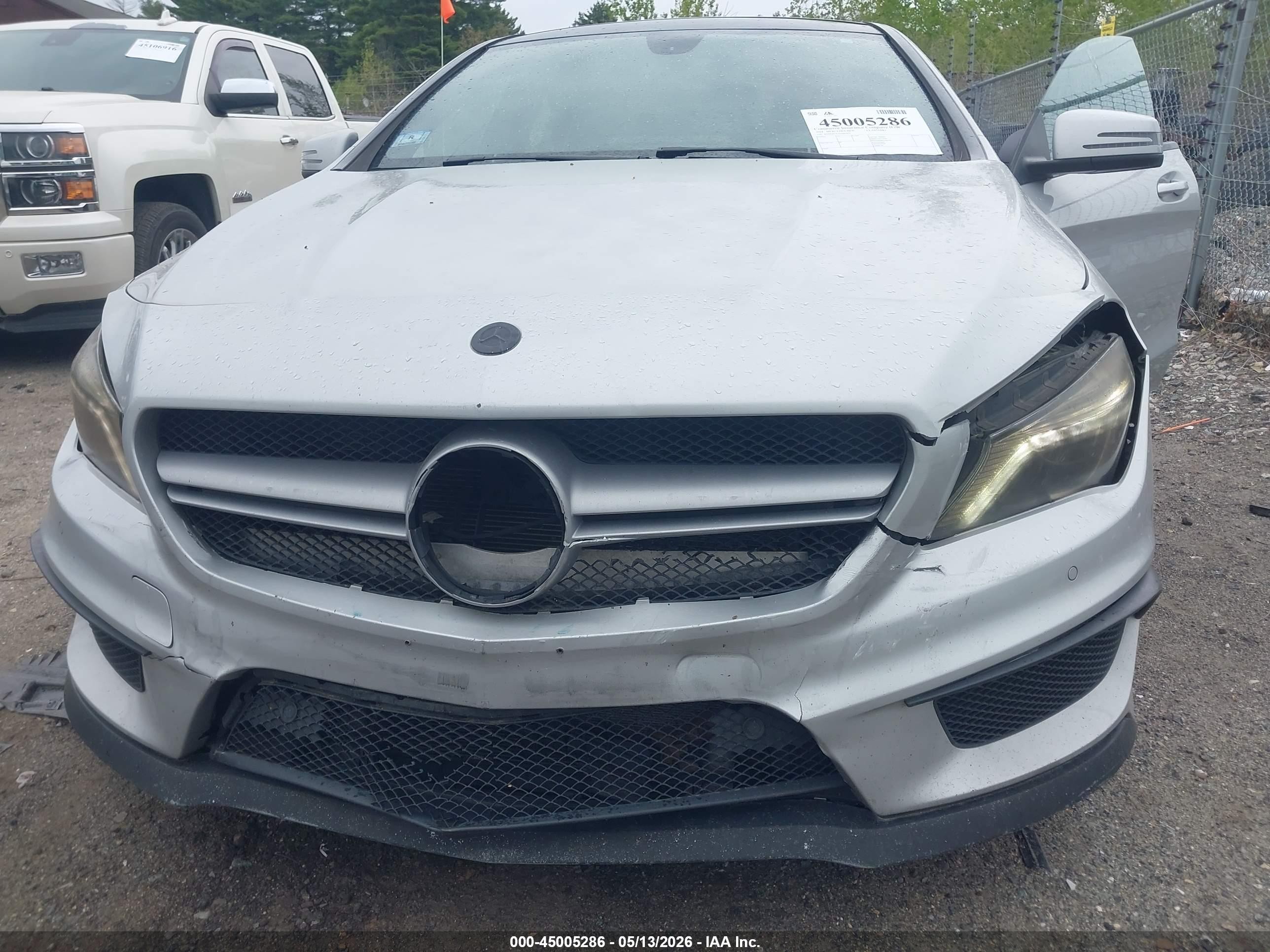 2014 Mercedes-benz Cla 45 Amg 4matic Серебряный vin: WDDSJ5CB3EN045871