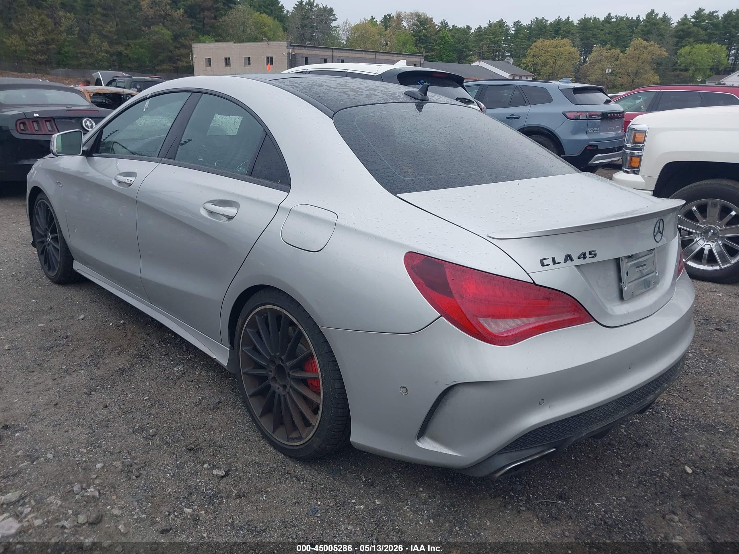 2014 Mercedes-benz Cla 45 Amg 4matic Серебряный vin: WDDSJ5CB3EN045871