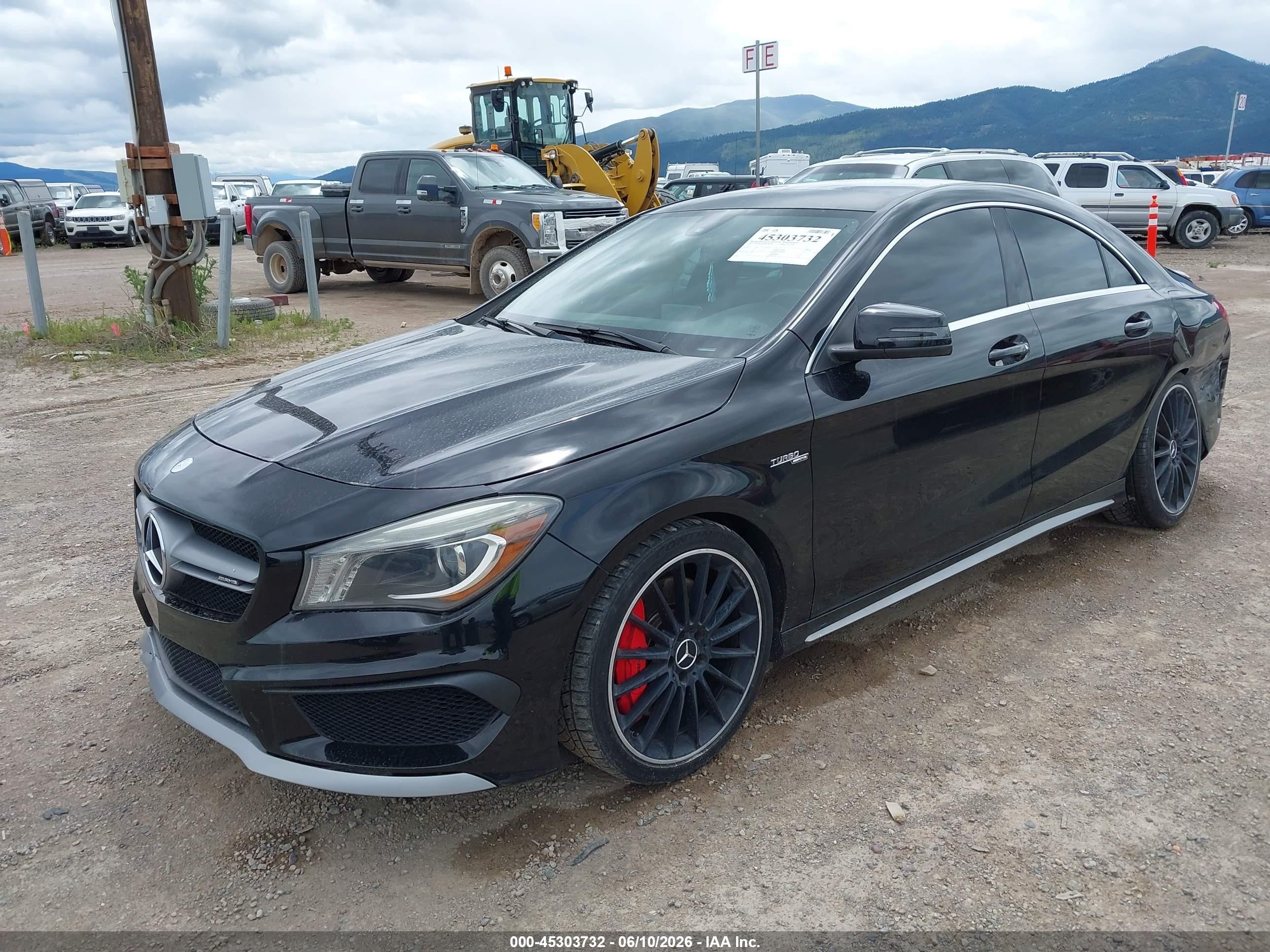 2014 Mercedes-benz Cla 45 Amg 4matic Black vin: WDDSJ5CB3EN135151