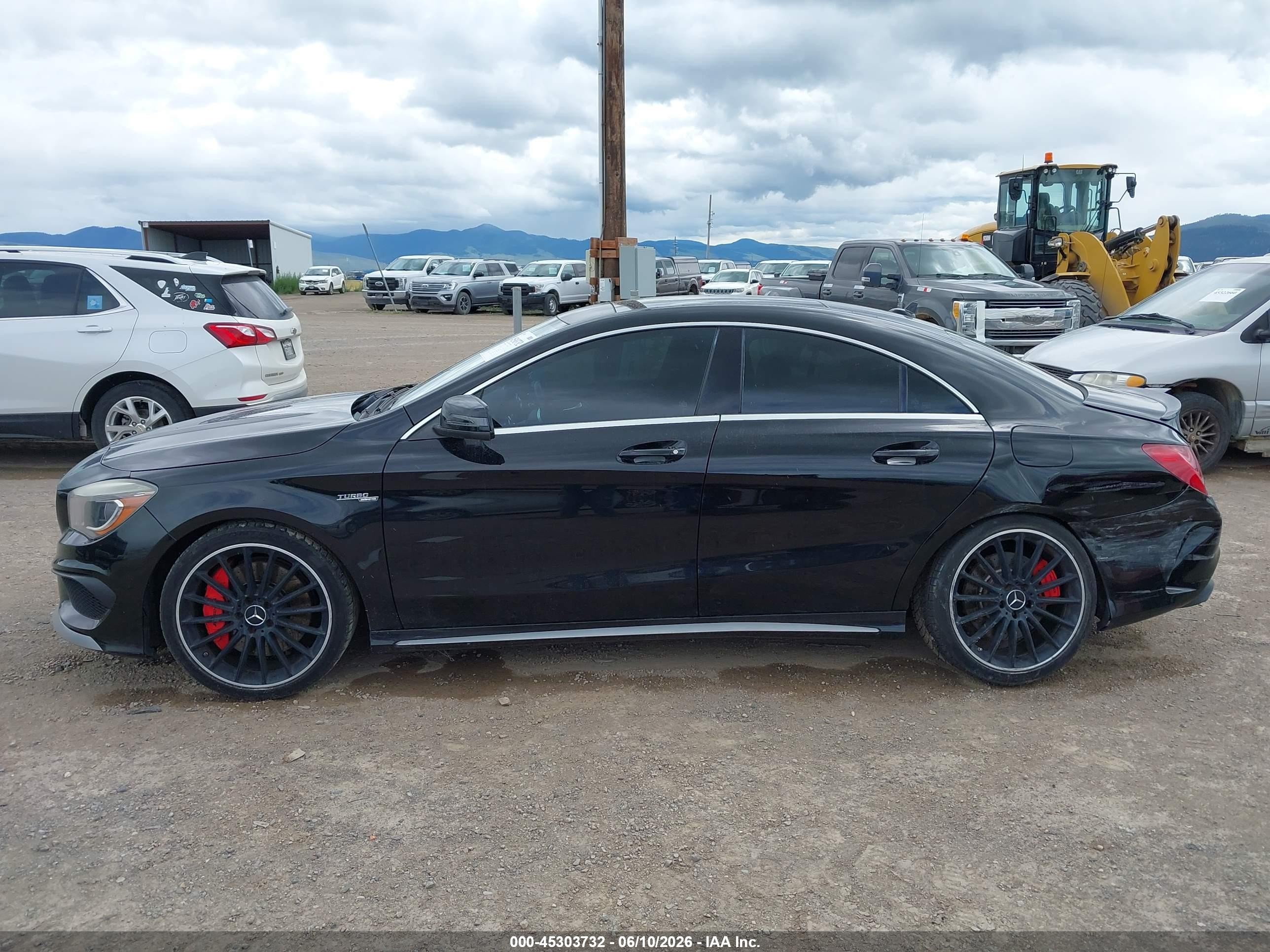 2014 Mercedes-benz Cla 45 Amg 4matic Black vin: WDDSJ5CB3EN135151