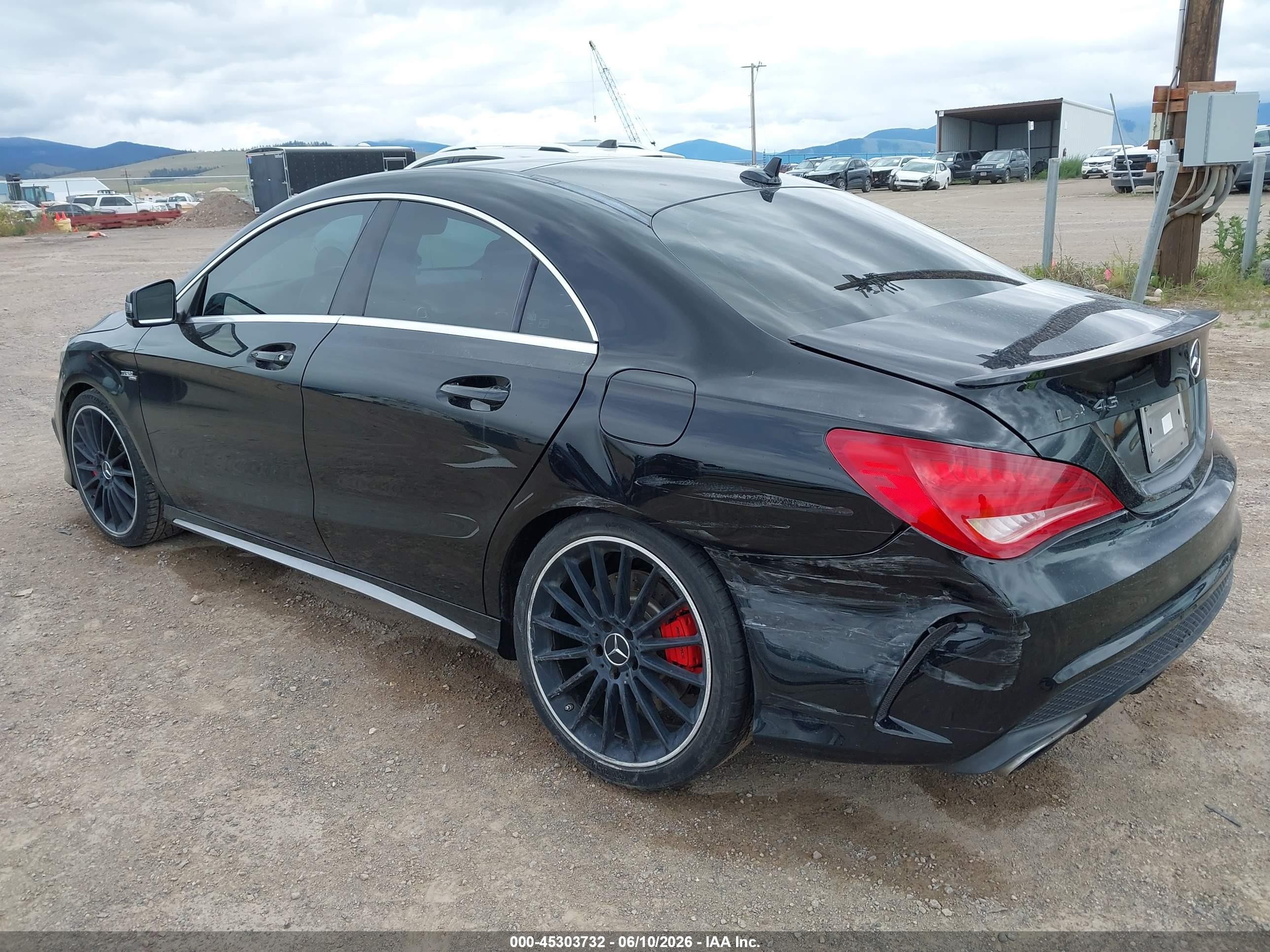 2014 Mercedes-benz Cla 45 Amg 4matic Black vin: WDDSJ5CB3EN135151