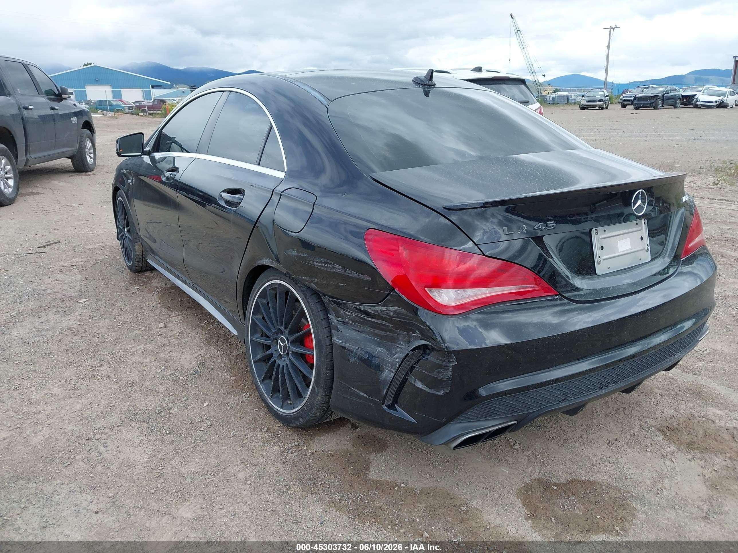 2014 Mercedes-benz Cla 45 Amg 4matic Black vin: WDDSJ5CB3EN135151