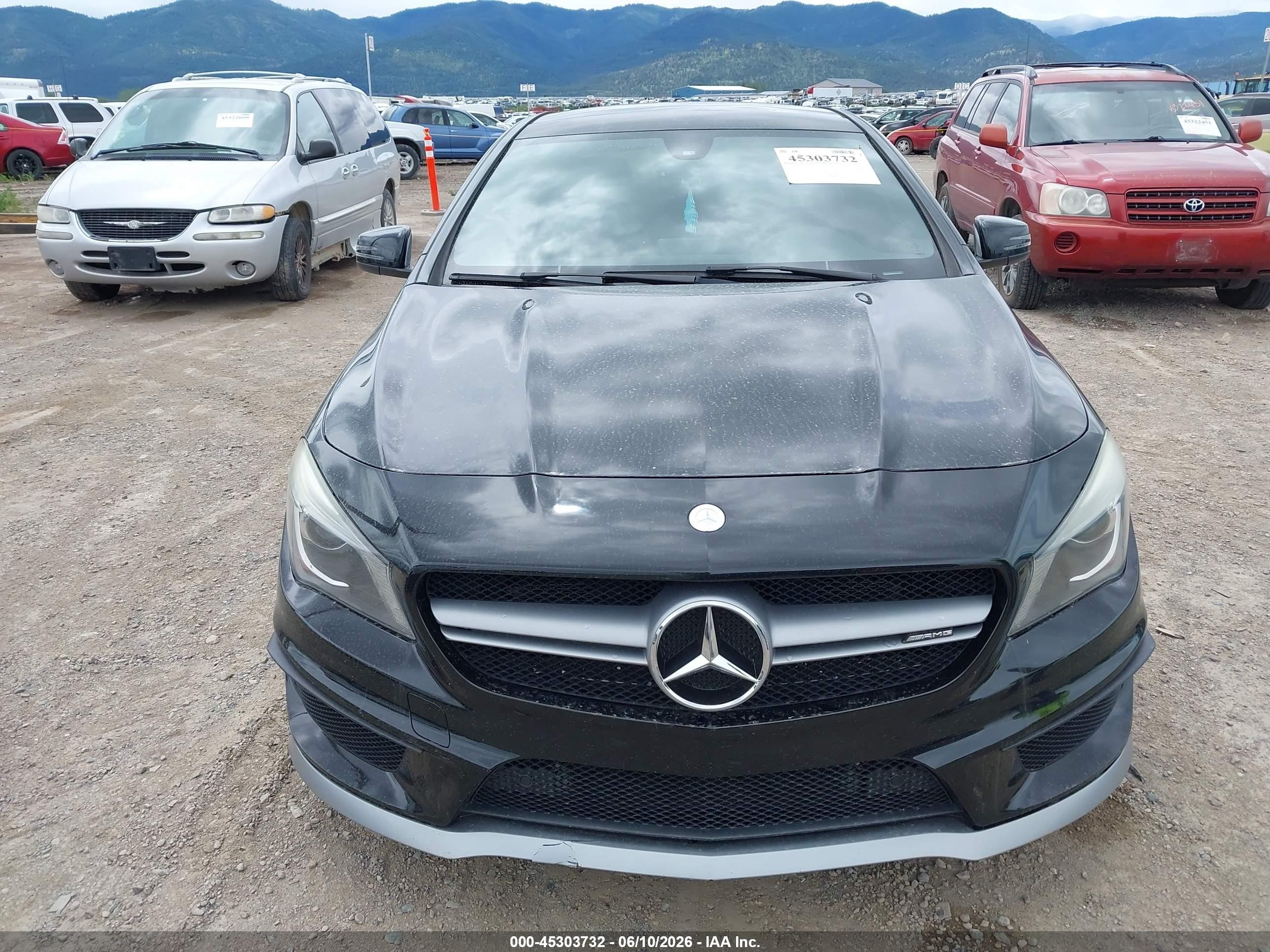 2014 Mercedes-benz Cla 45 Amg 4matic Black vin: WDDSJ5CB3EN135151