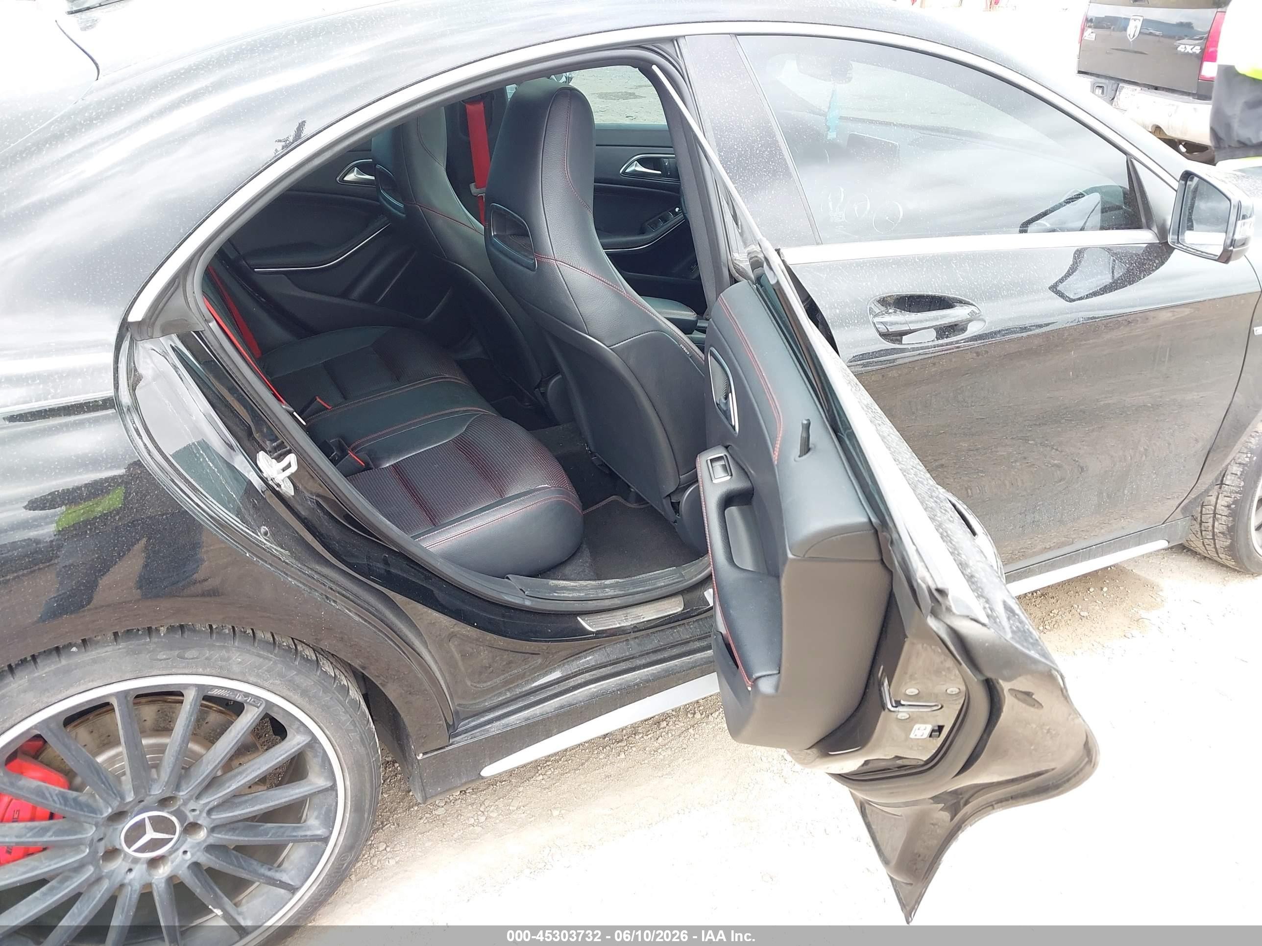 2014 Mercedes-benz Cla 45 Amg 4matic Black vin: WDDSJ5CB3EN135151