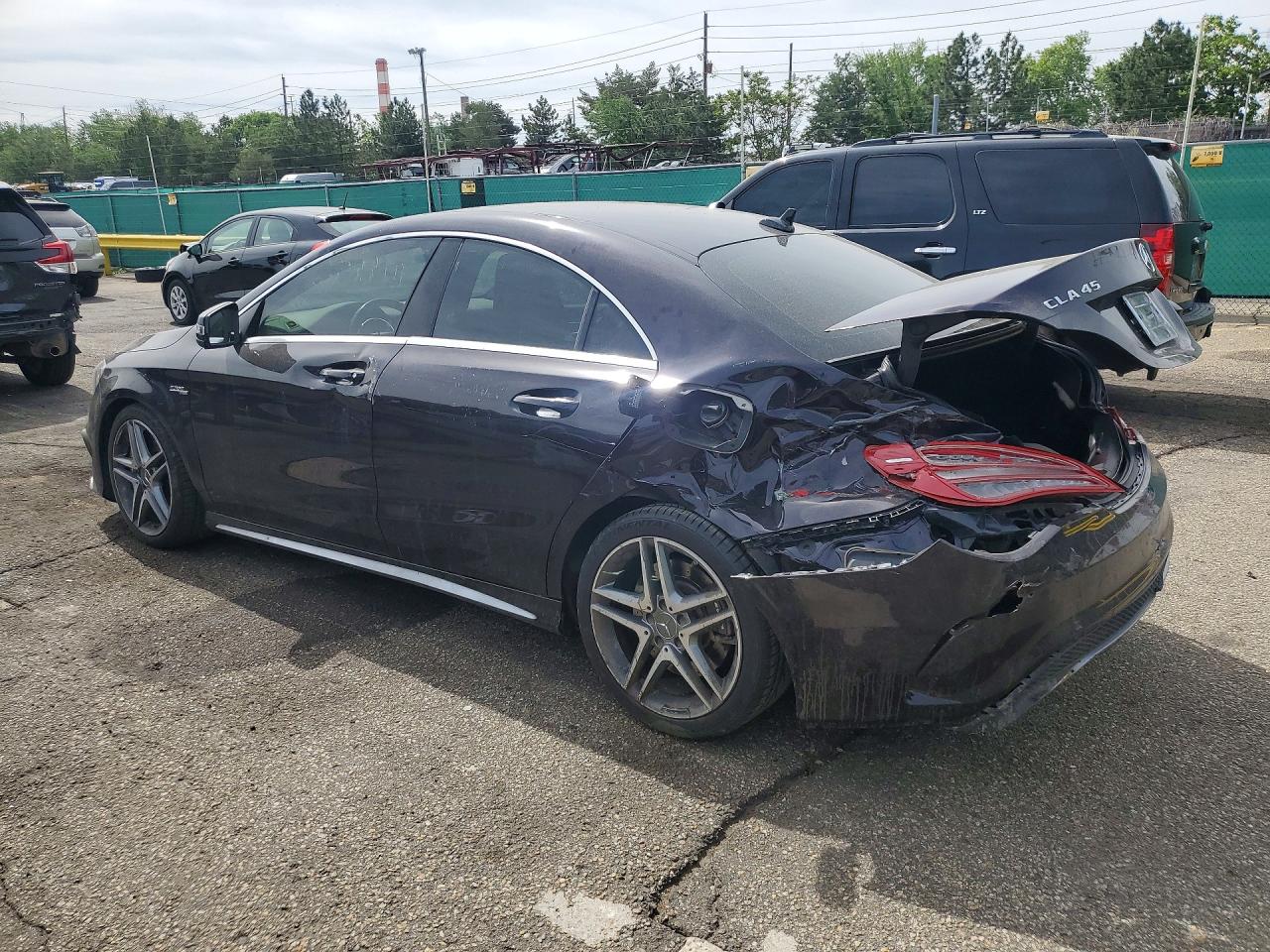 2014 Mercedes-benz Cla 45 Amg Gray vin: WDDSJ5CB4EN100330