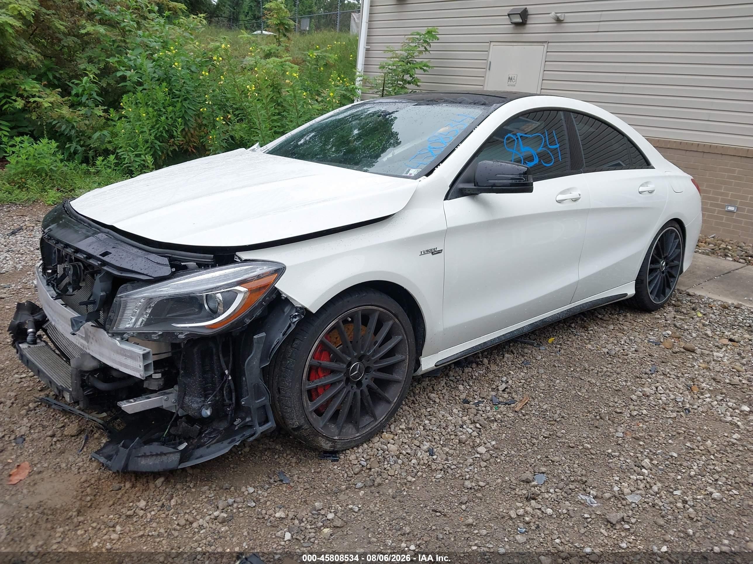 2014 Mercedes-benz Cla 45 Amg 4matic White vin: WDDSJ5CB5EN132073