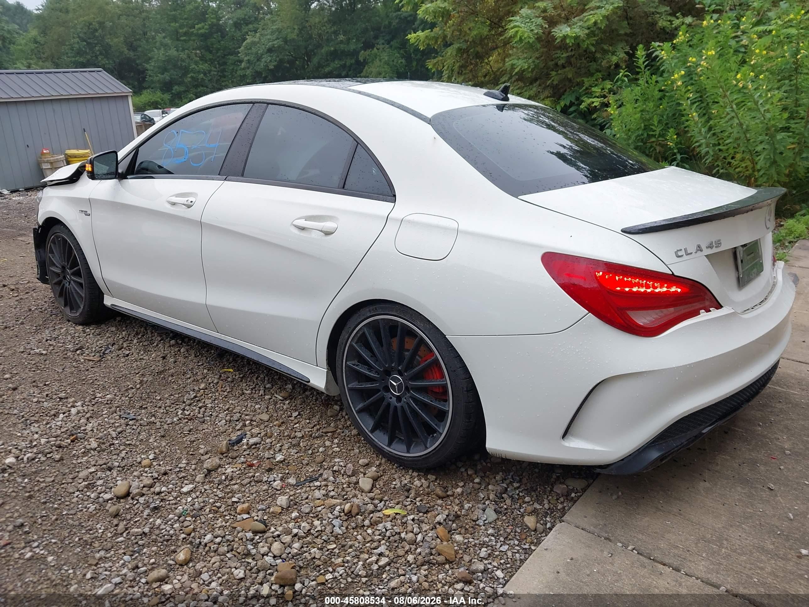 2014 Mercedes-benz Cla 45 Amg 4matic White vin: WDDSJ5CB5EN132073