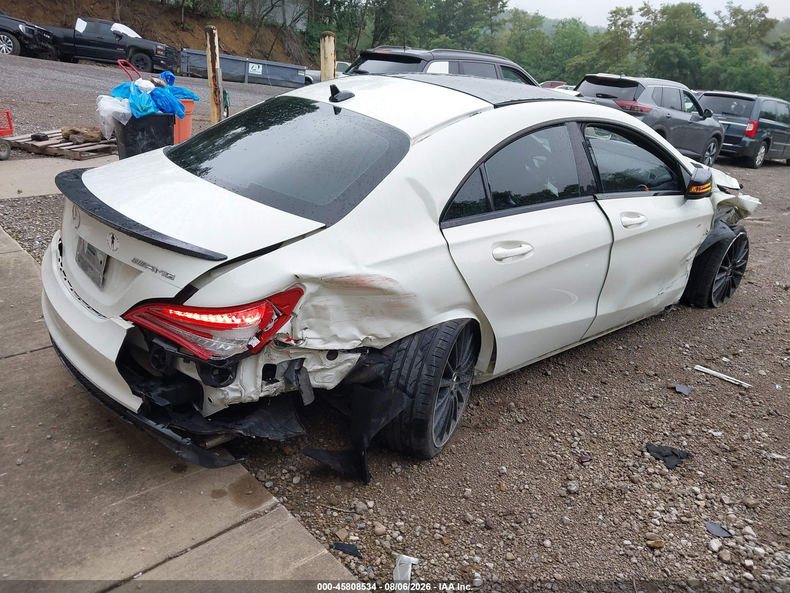 2014 Mercedes-benz Cla 45 Amg 4matic White vin: WDDSJ5CB5EN132073