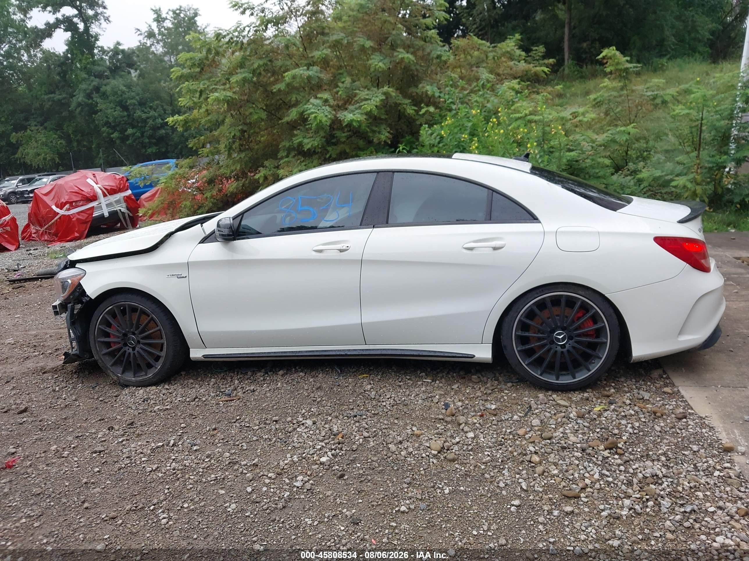 2014 Mercedes-benz Cla 45 Amg 4matic White vin: WDDSJ5CB5EN132073