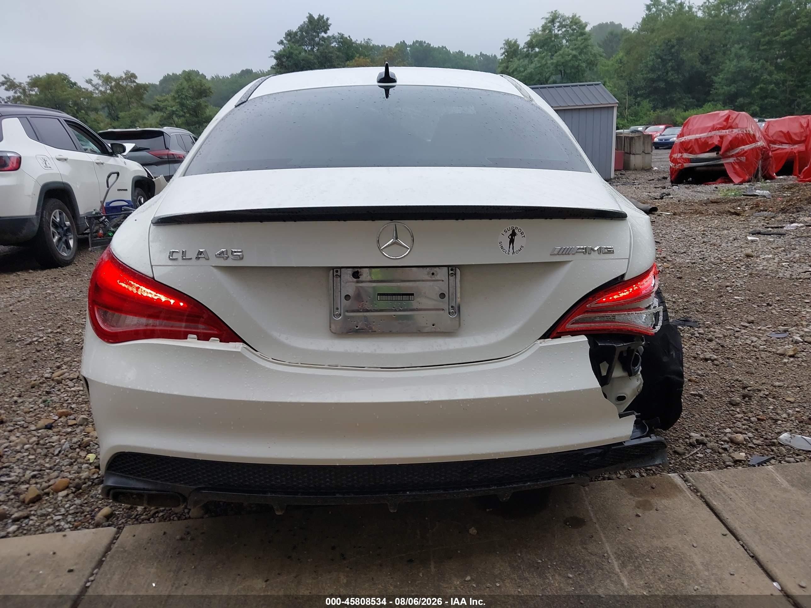 2014 Mercedes-benz Cla 45 Amg 4matic White vin: WDDSJ5CB5EN132073