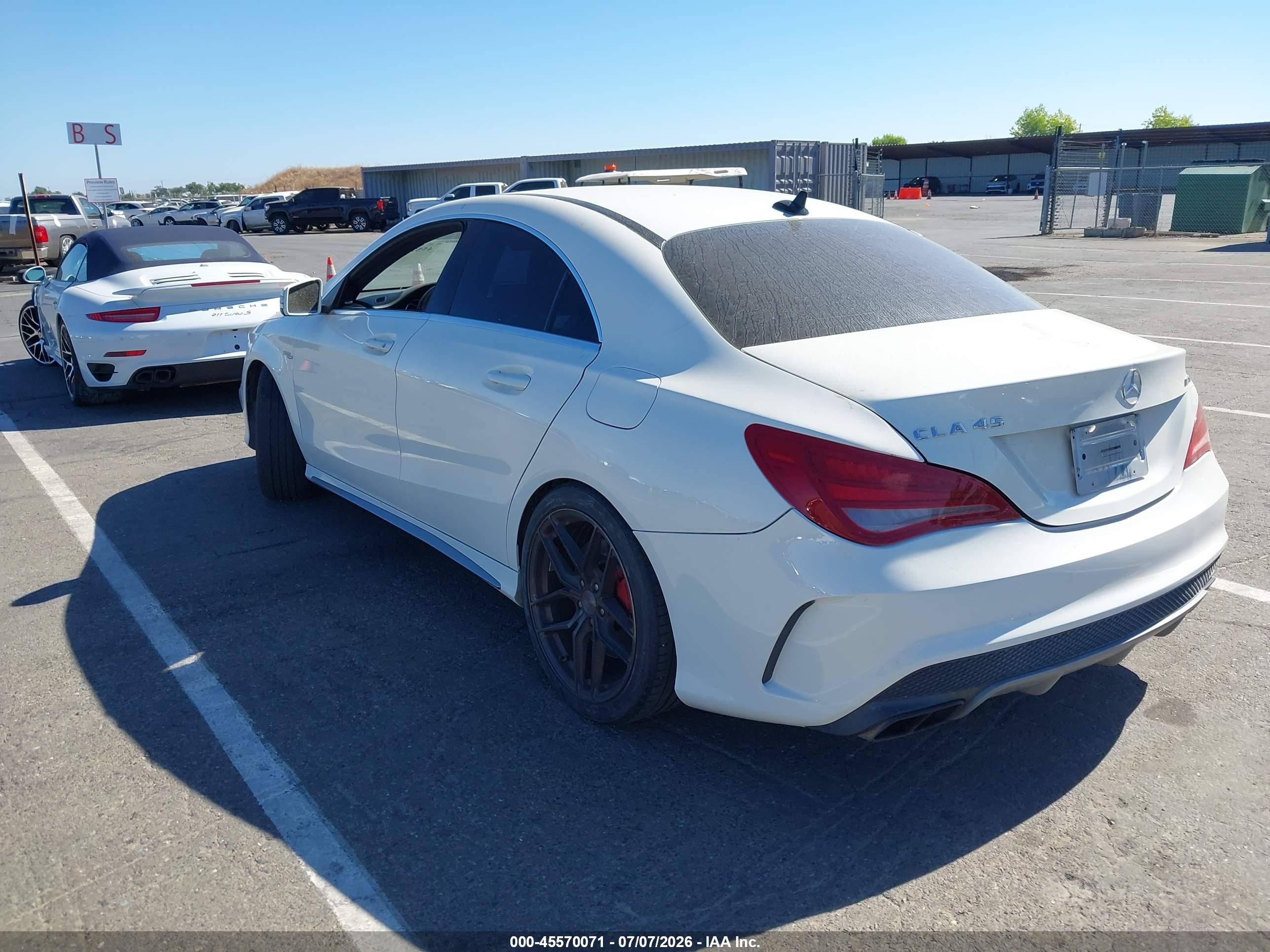 2014 Mercedes-benz Cla 45 Amg 4matic White vin: WDDSJ5CB6EN072529