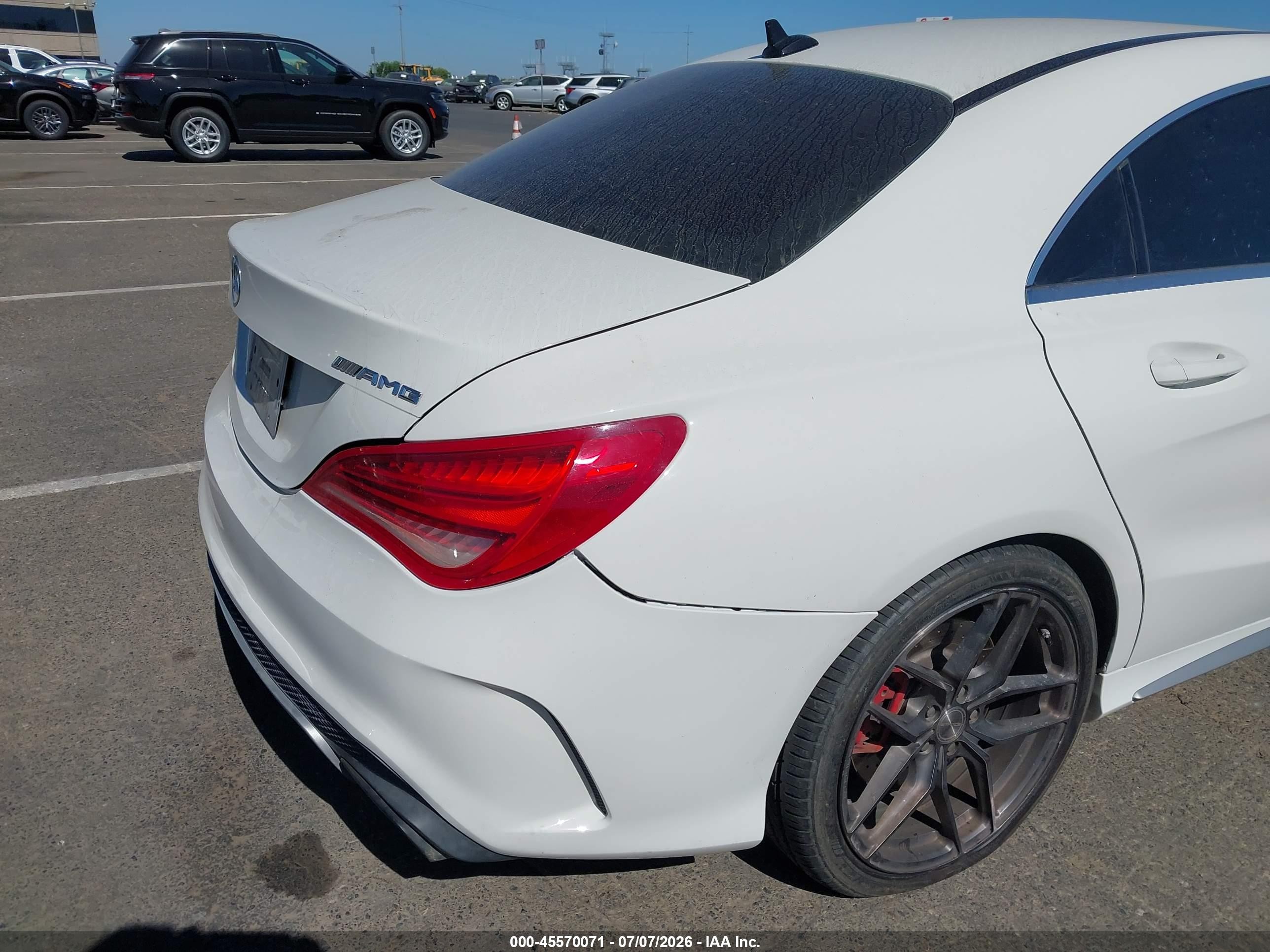 2014 Mercedes-benz Cla 45 Amg 4matic White vin: WDDSJ5CB6EN072529