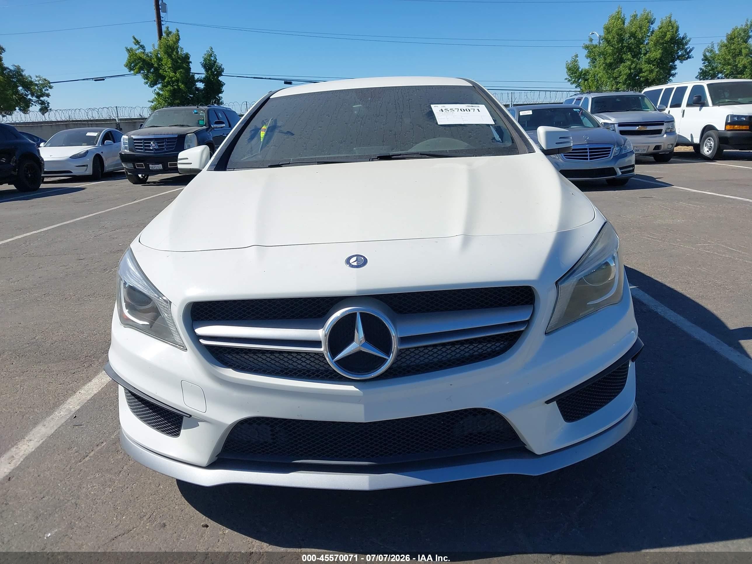 2014 Mercedes-benz Cla 45 Amg 4matic White vin: WDDSJ5CB6EN072529