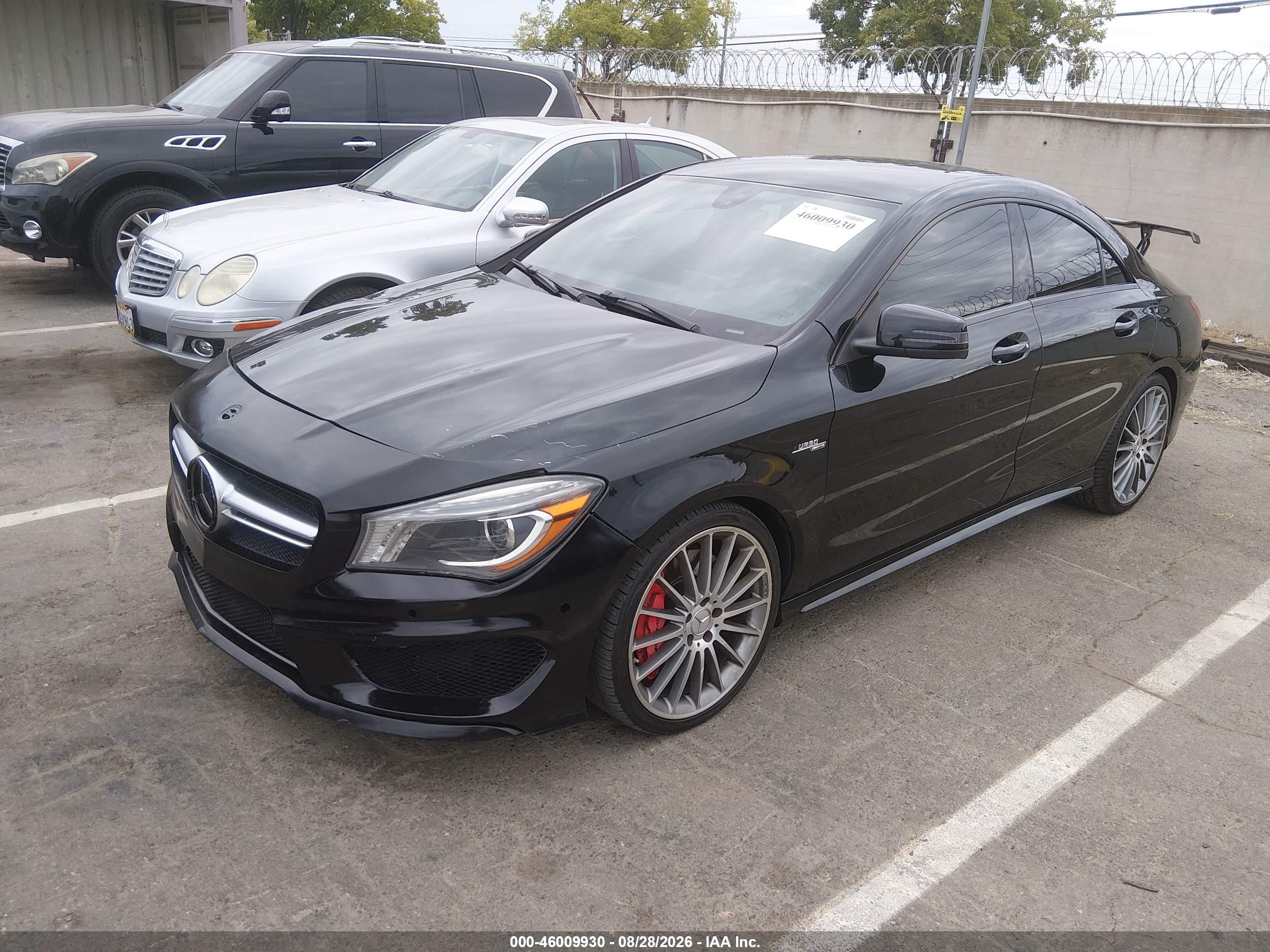 2014 Mercedes-benz Cla 45 Amg 4matic Black vin: WDDSJ5CB6EN074054